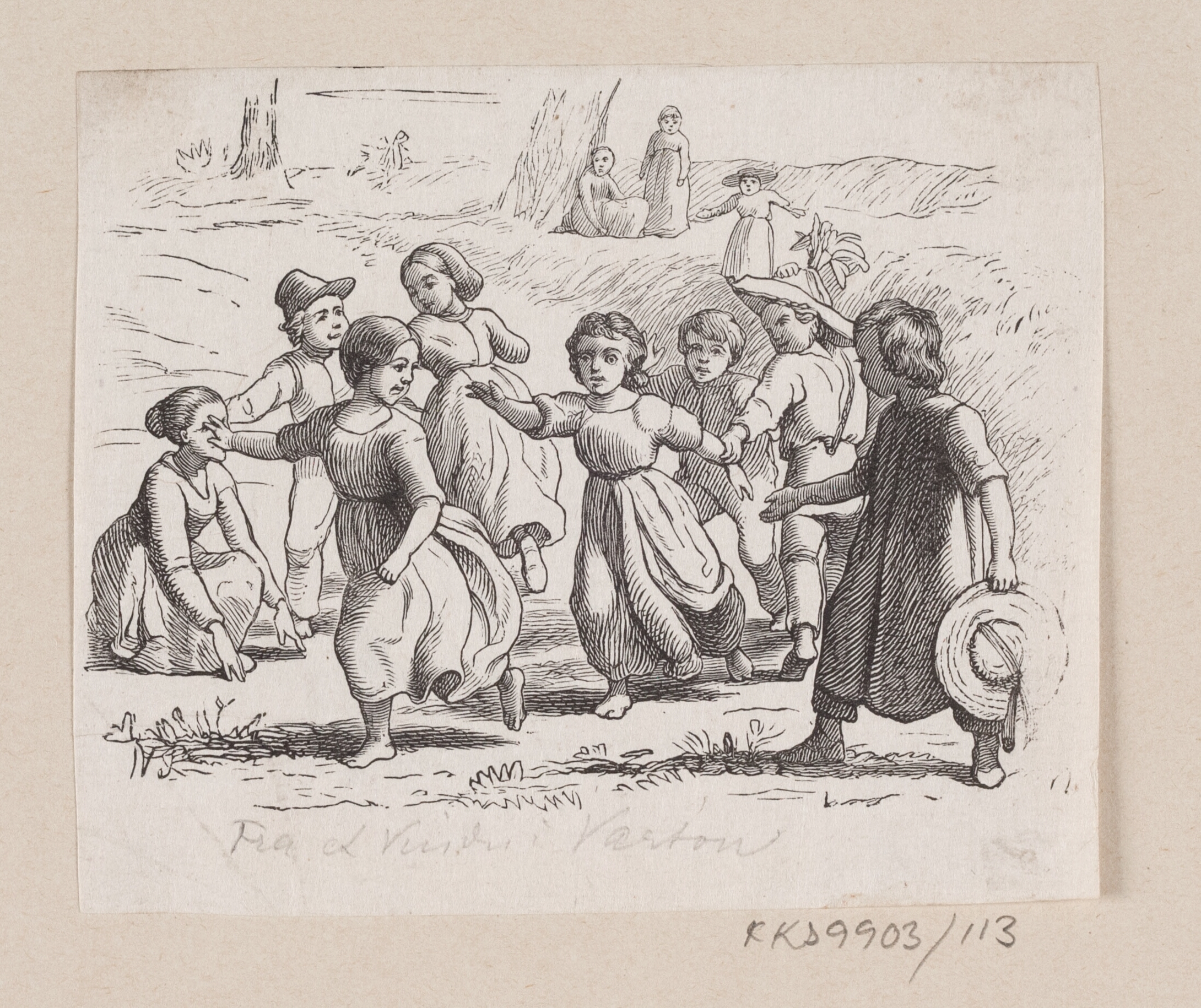 Illustration til "Fra et Vindue i Vartou" i H.C. Andersen, "Eventyr og Historier", Bind 2