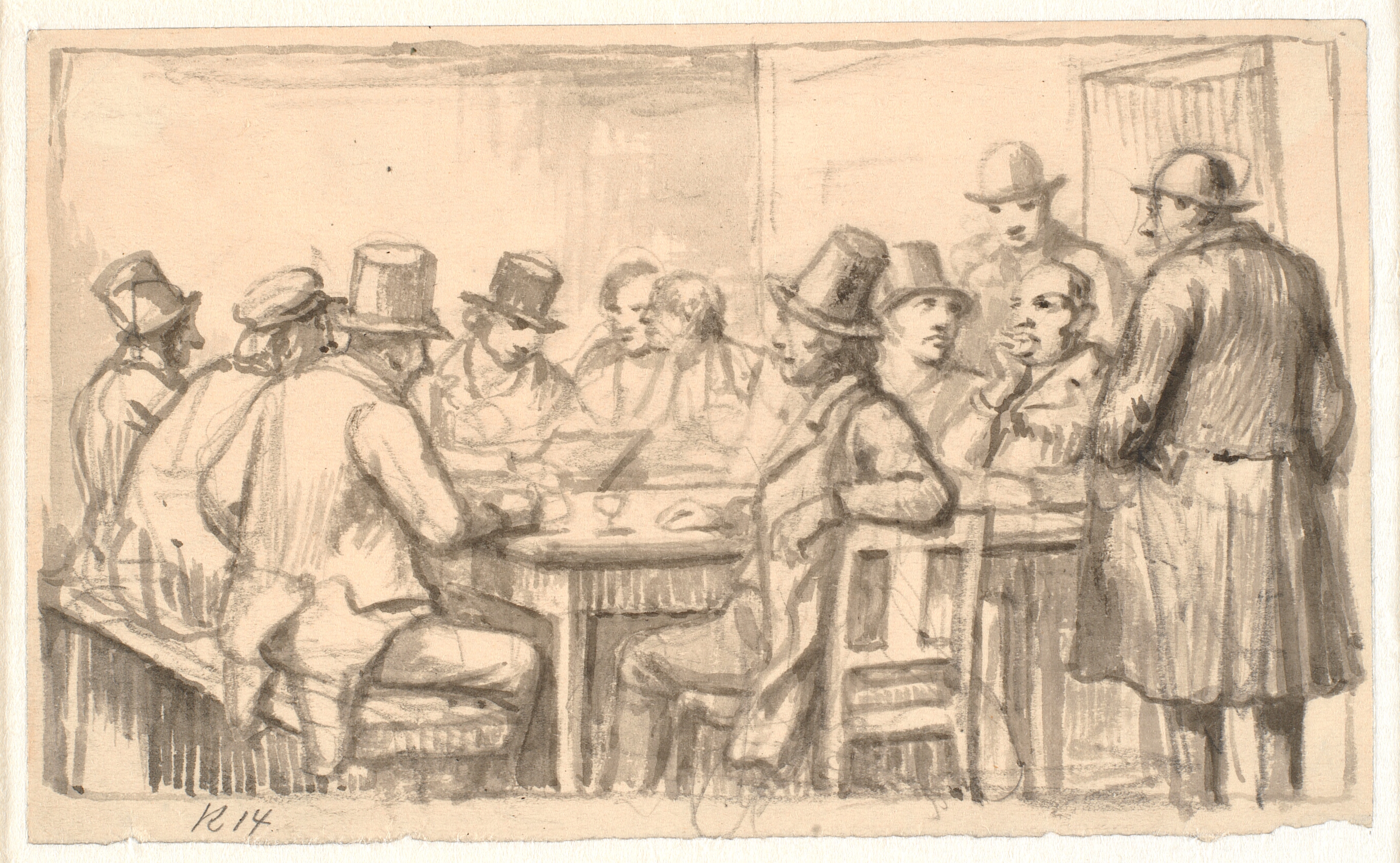 Politikere i en krostue