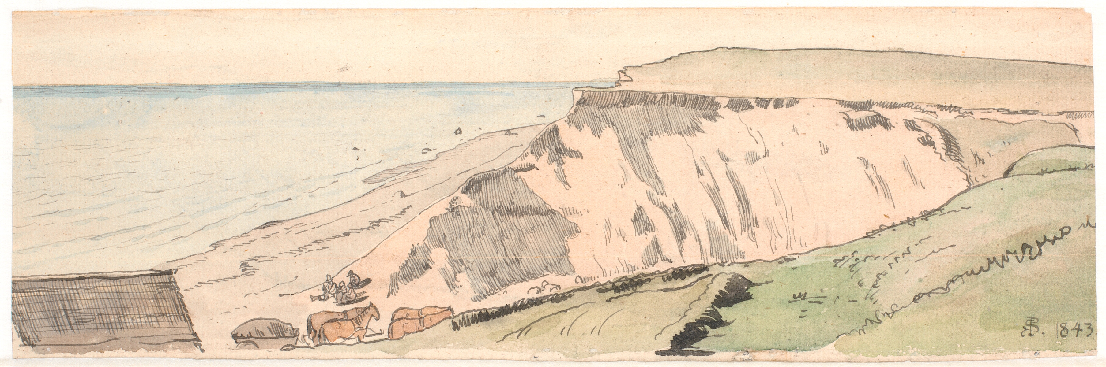 Kløften ved Helenes kilde i Tisvilde