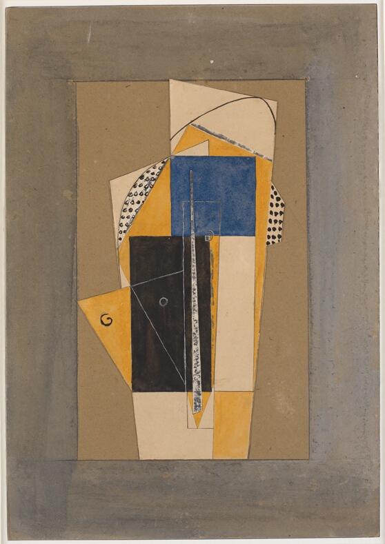 Kubistisk komposition. Hoved