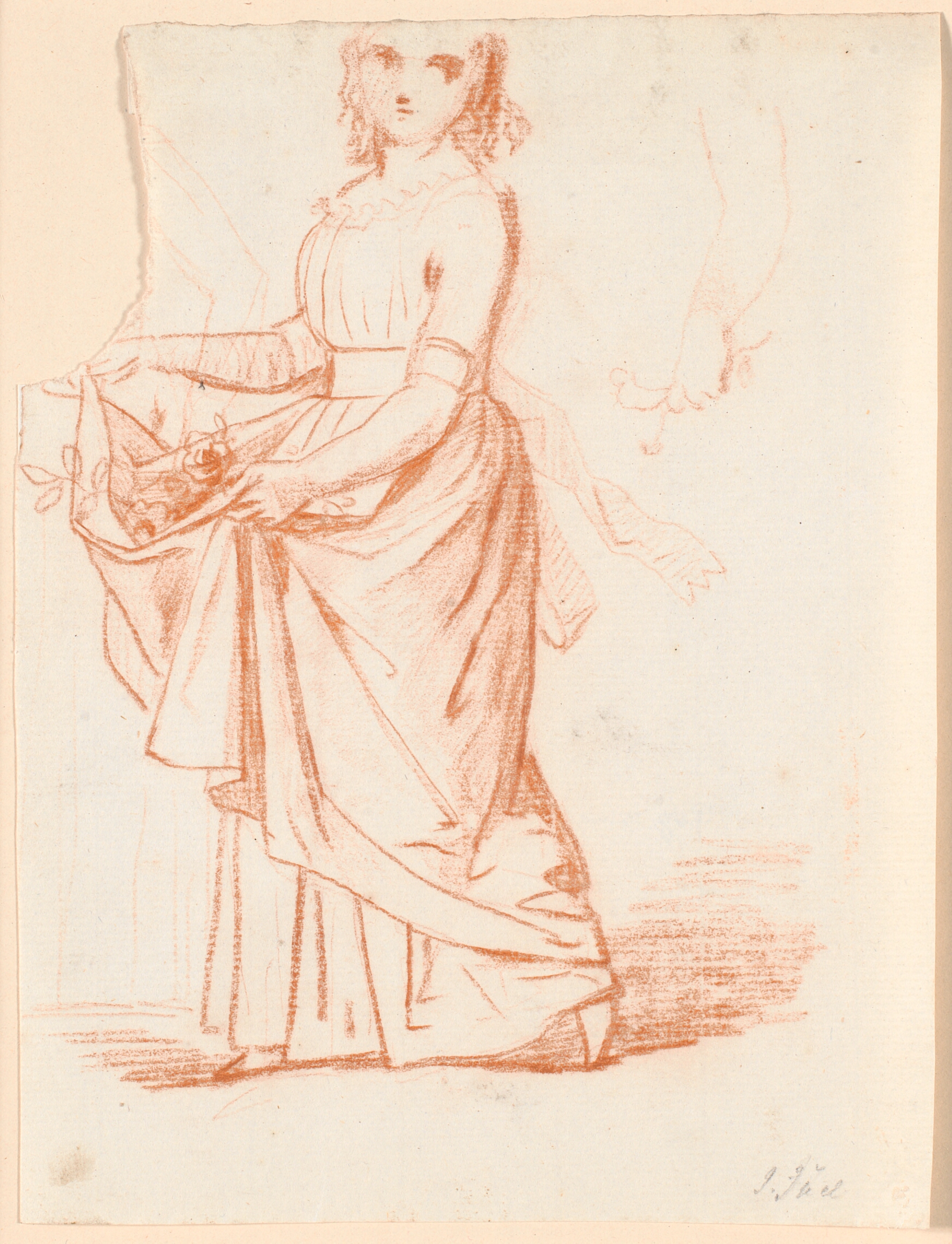 Studie til maleriet af generalkonsul Pingels døtre