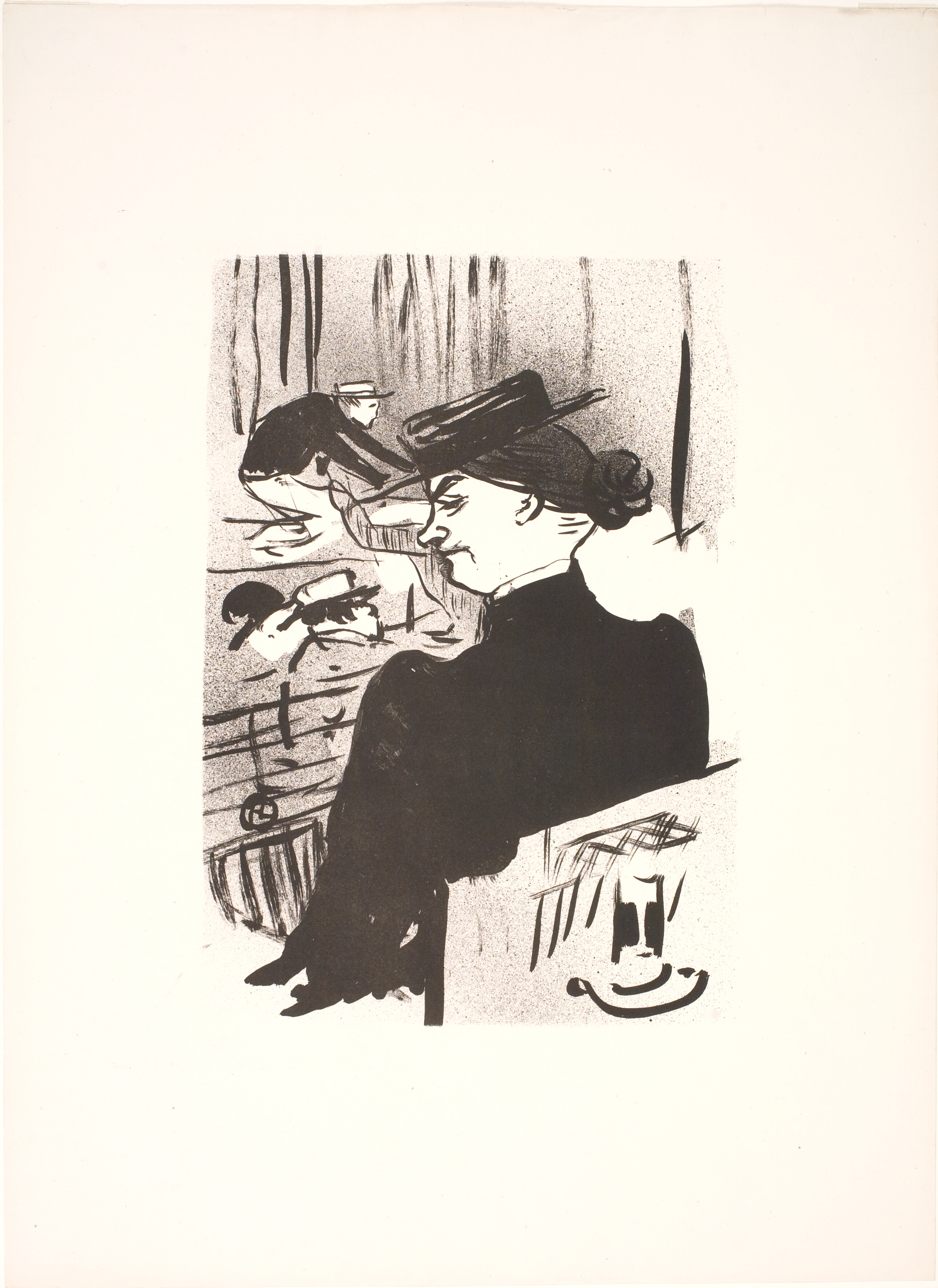 Illustration til Le Café Concert. Des pitres