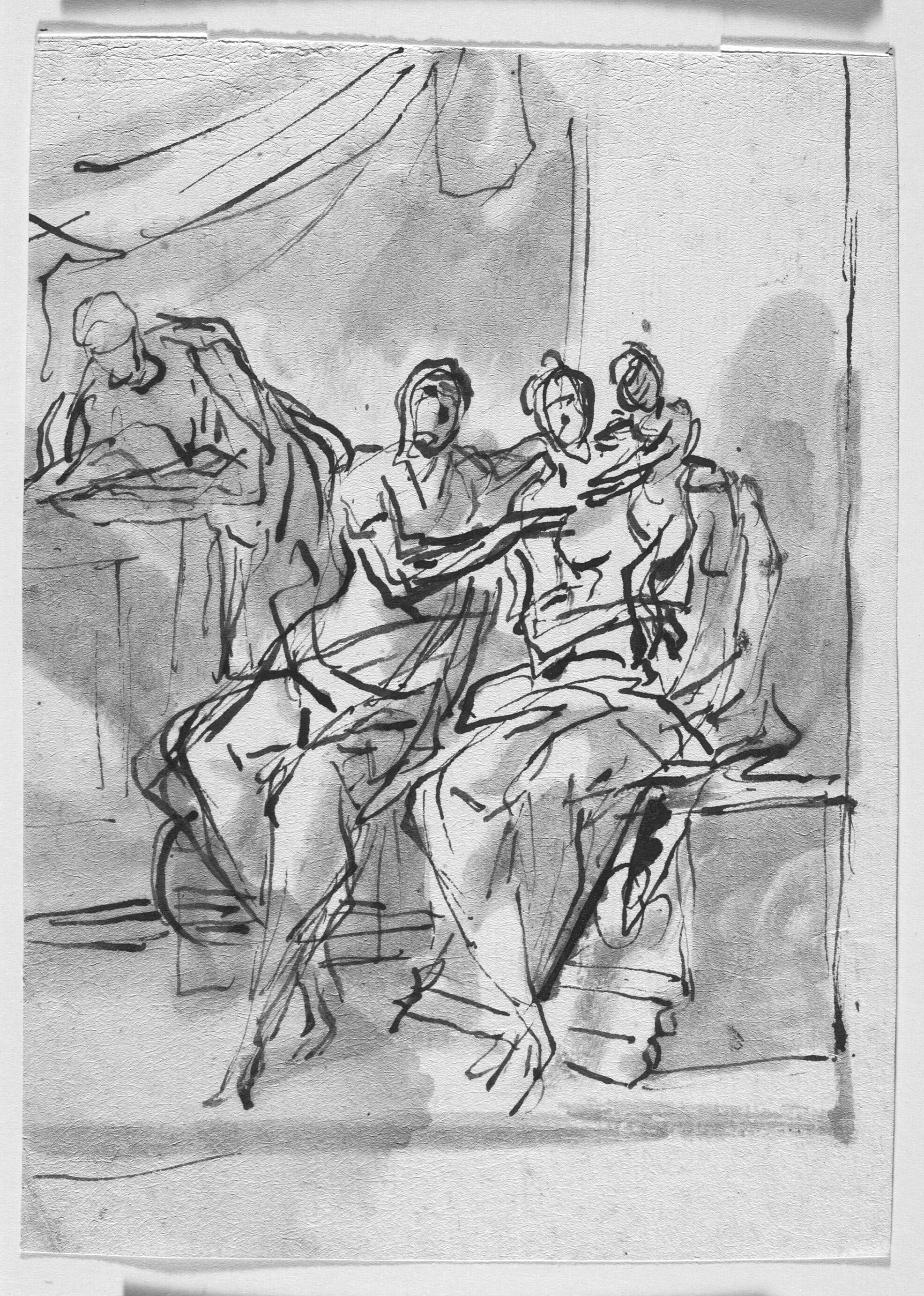 Den hellige familie med Sankt Katarina af Alexandria