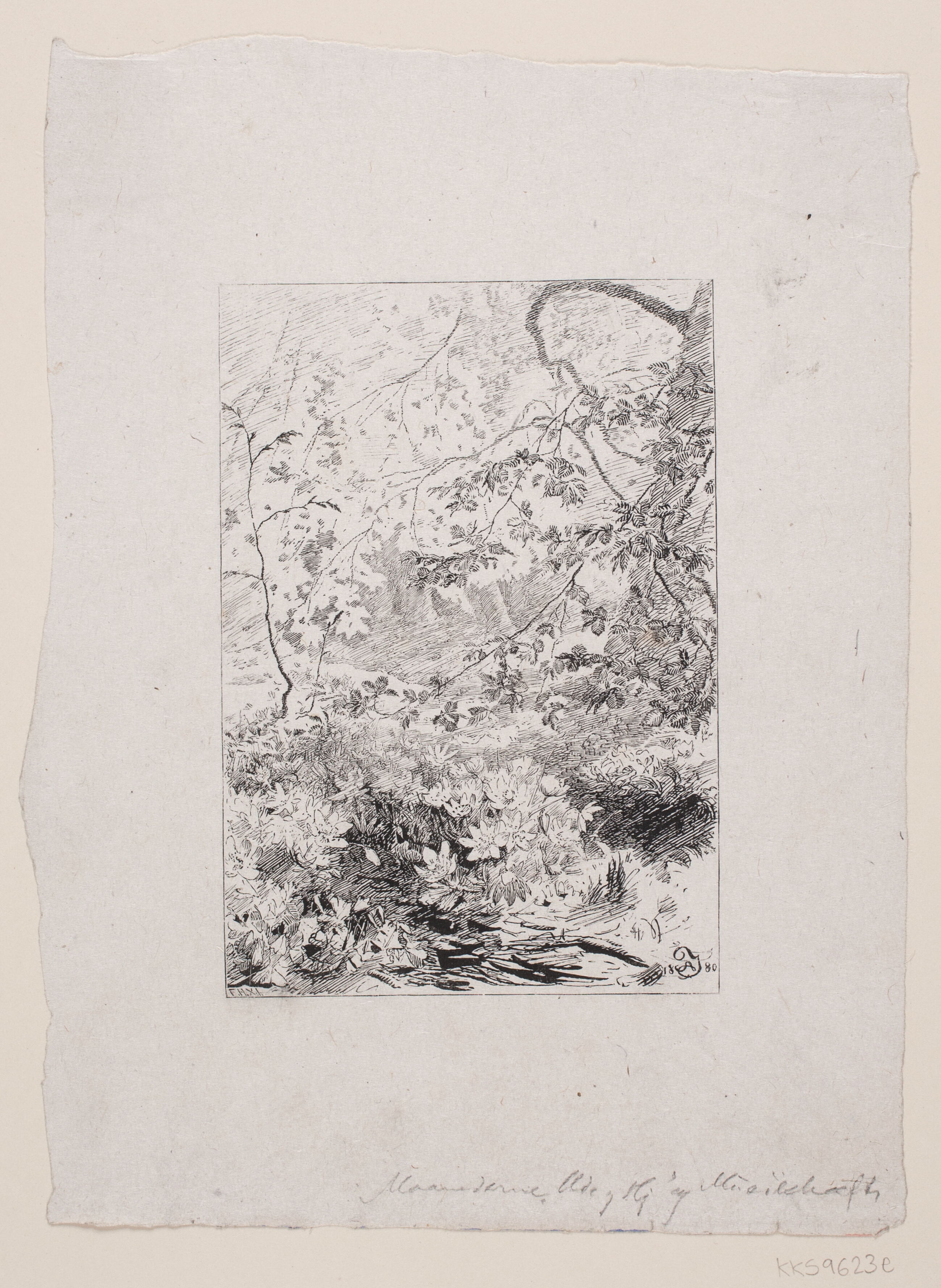 Illustration til Holger Drachmann, "Aarstiderne". Maj