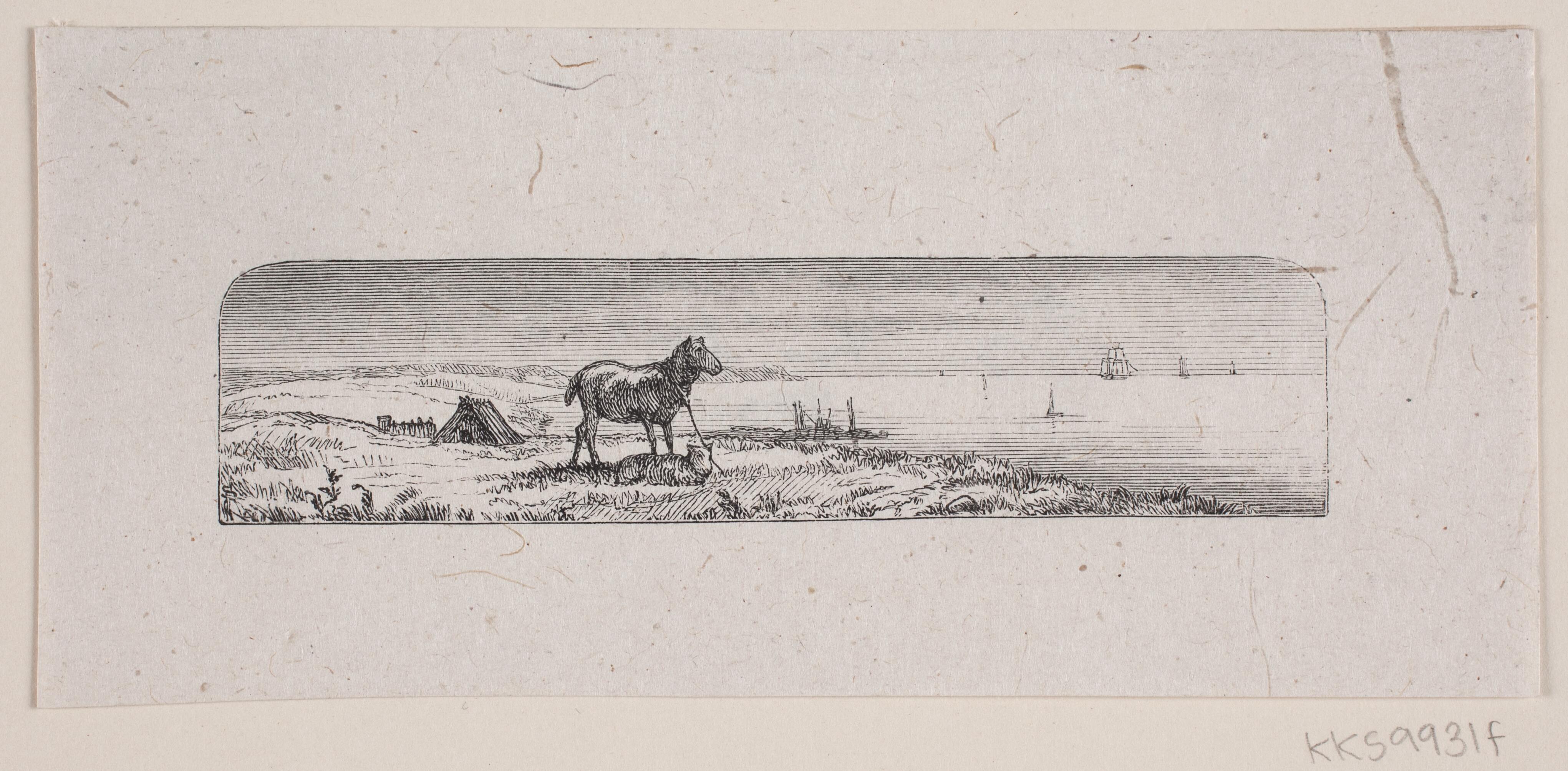 Illustration til "De sidste timer", digt af H. J. Greensteen