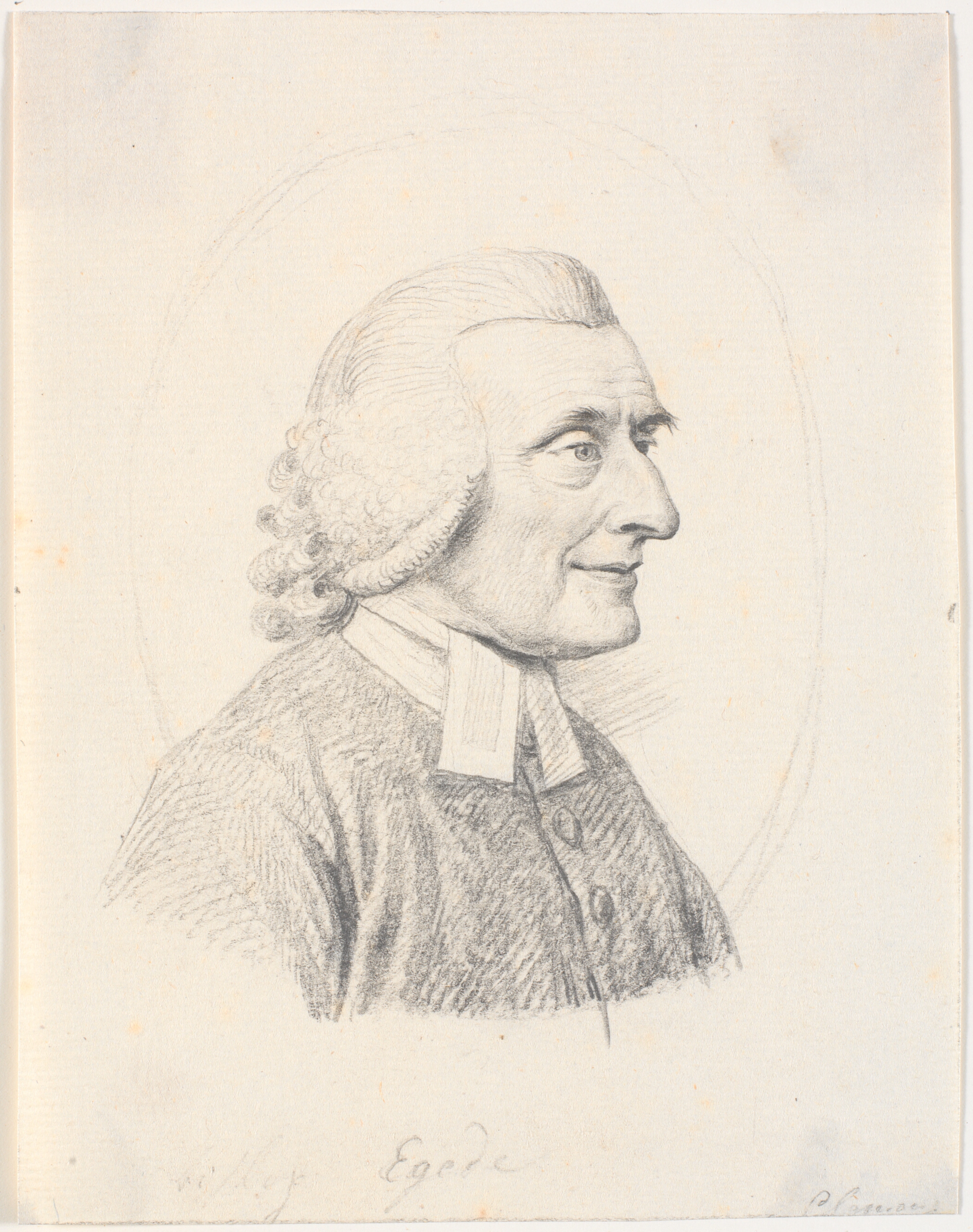 Portræt af præsten Paul Egede (1709-89)