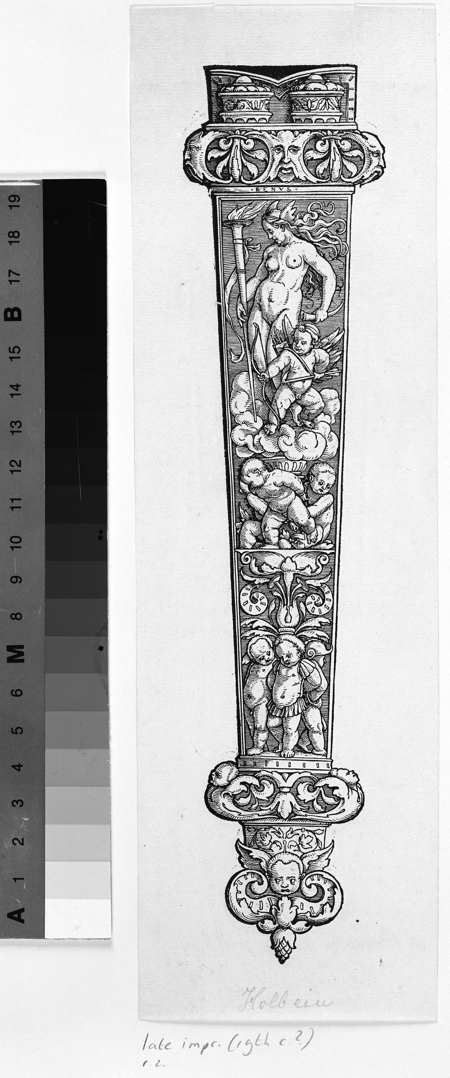 Dolkeskede med Venus og Amor