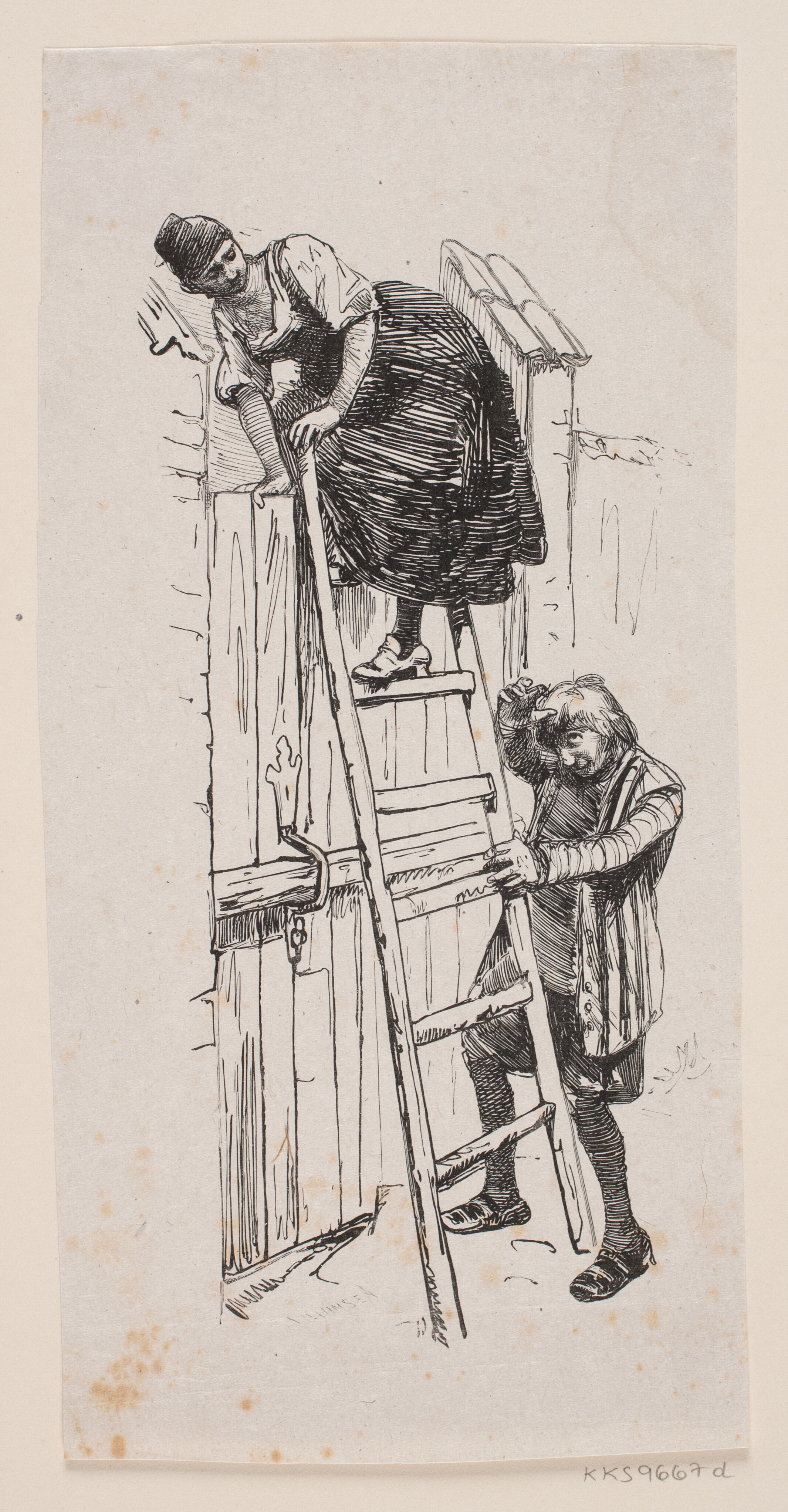 Illustration til Holberg: "Peder Paars"