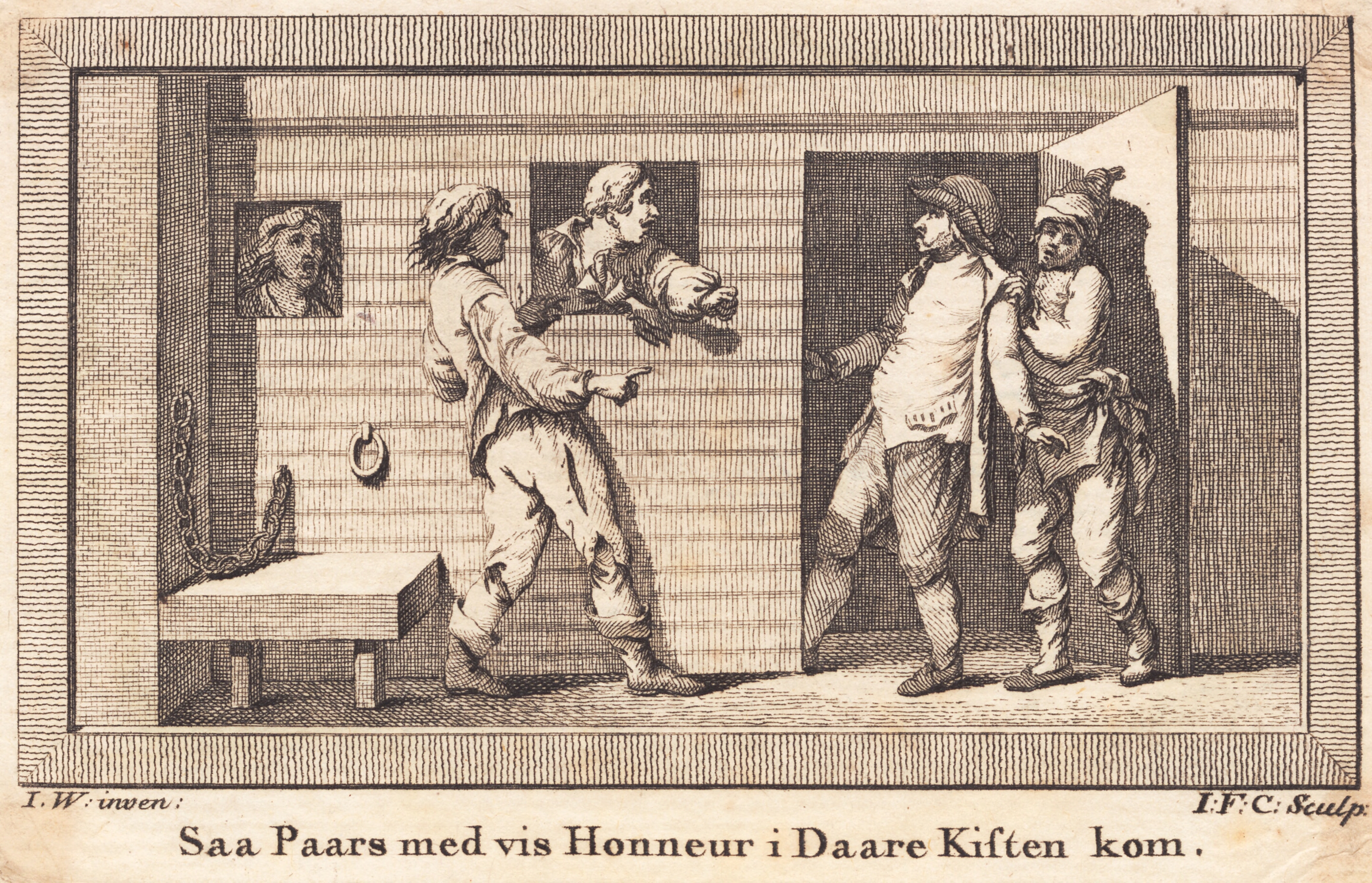 Peder Paars sættes i dårekisten