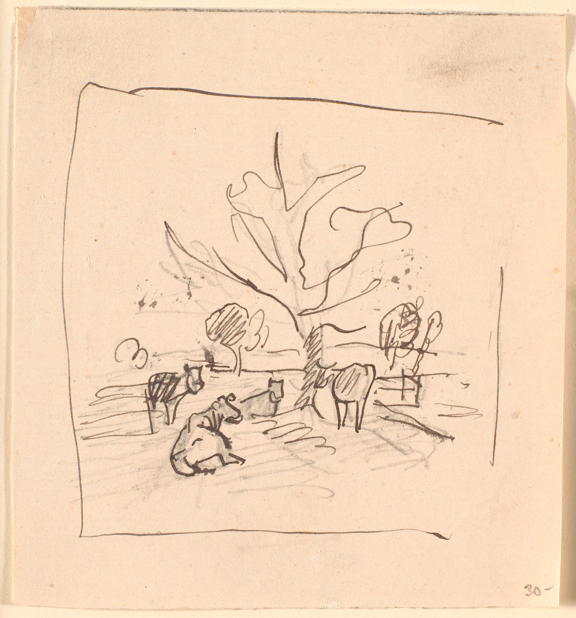 Malkepladsen ved Dyrehavegård