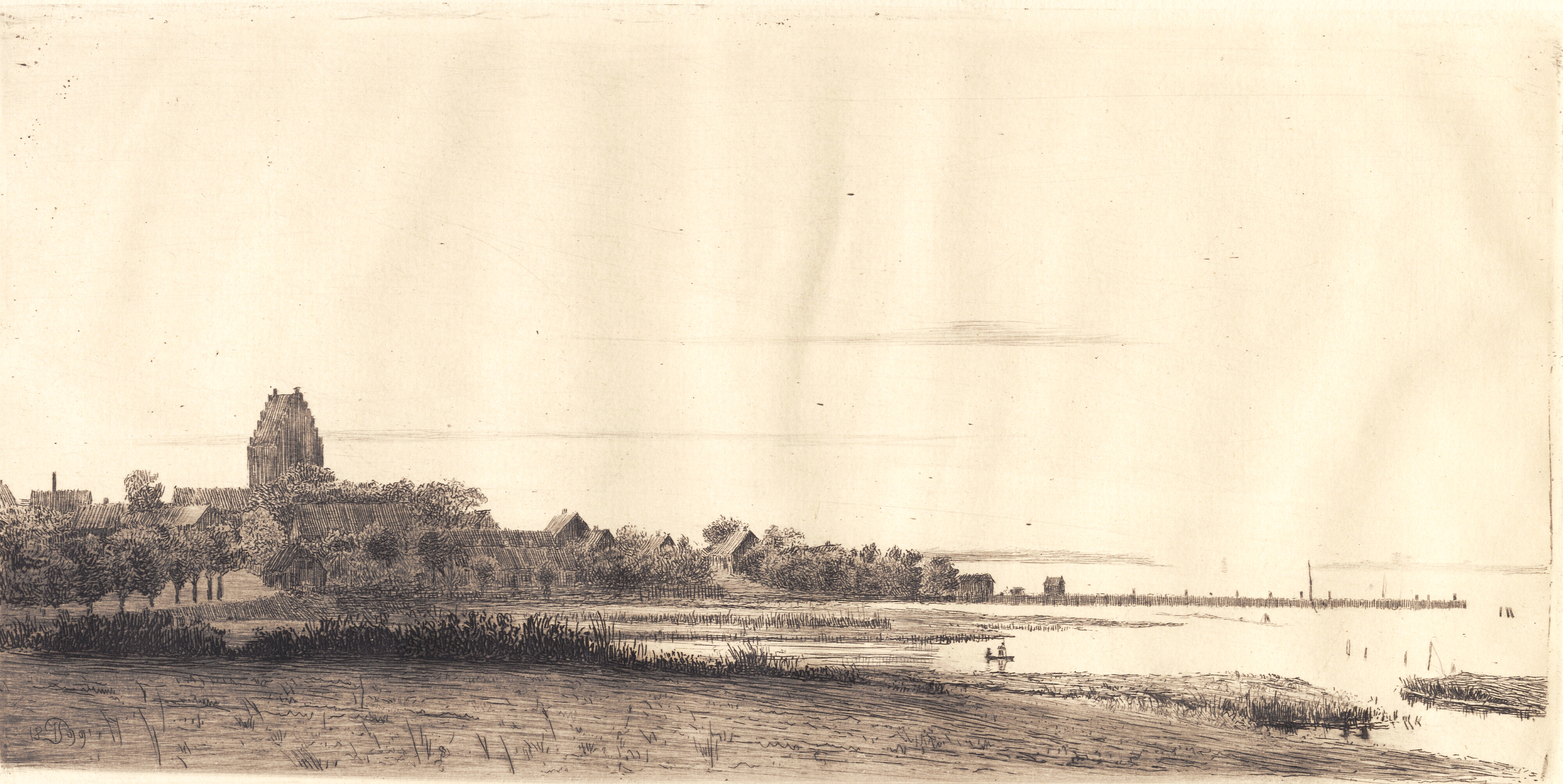 Aftenlandskab fra Stubbekøbing