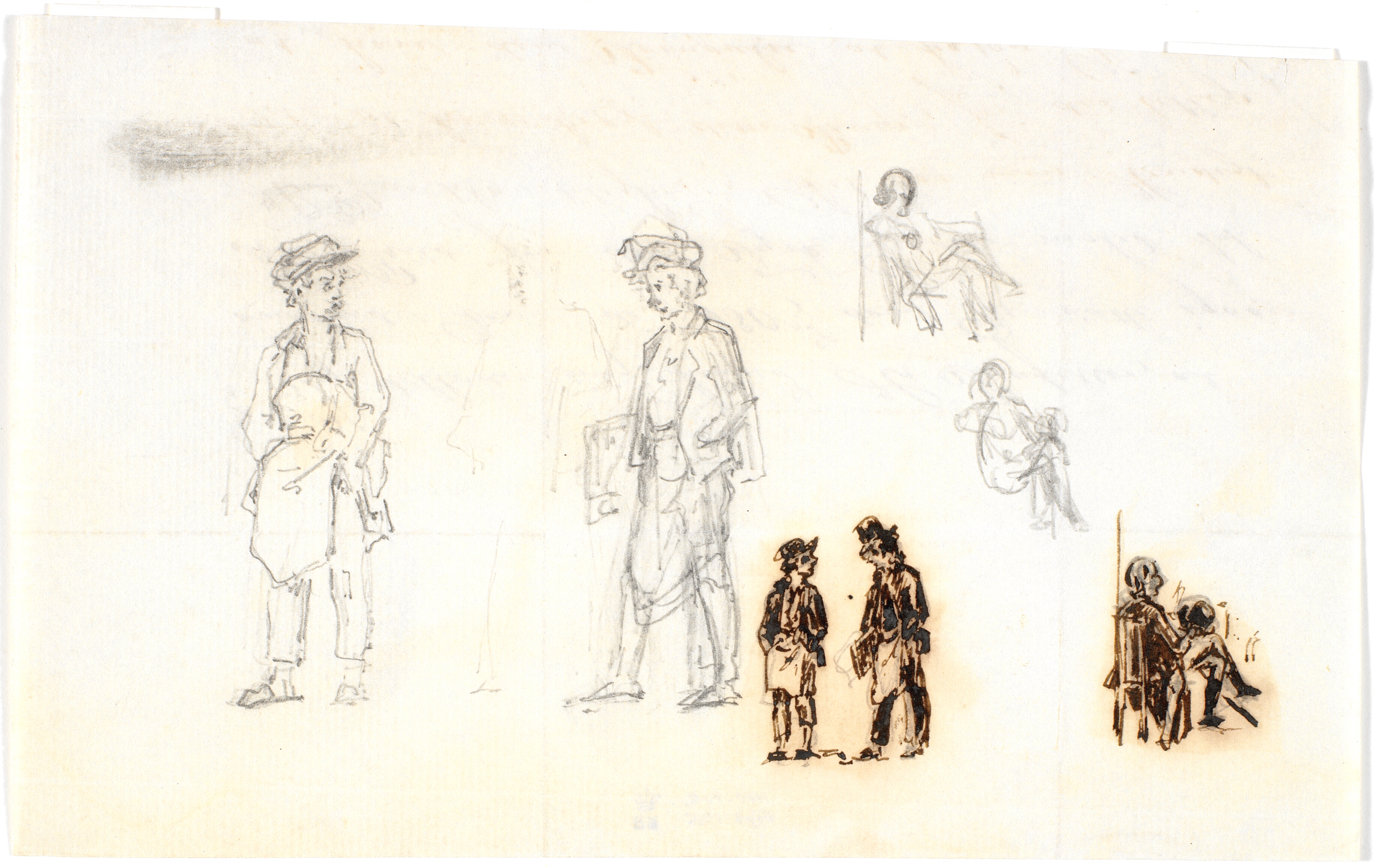 Forskellige figurstudier (danske)