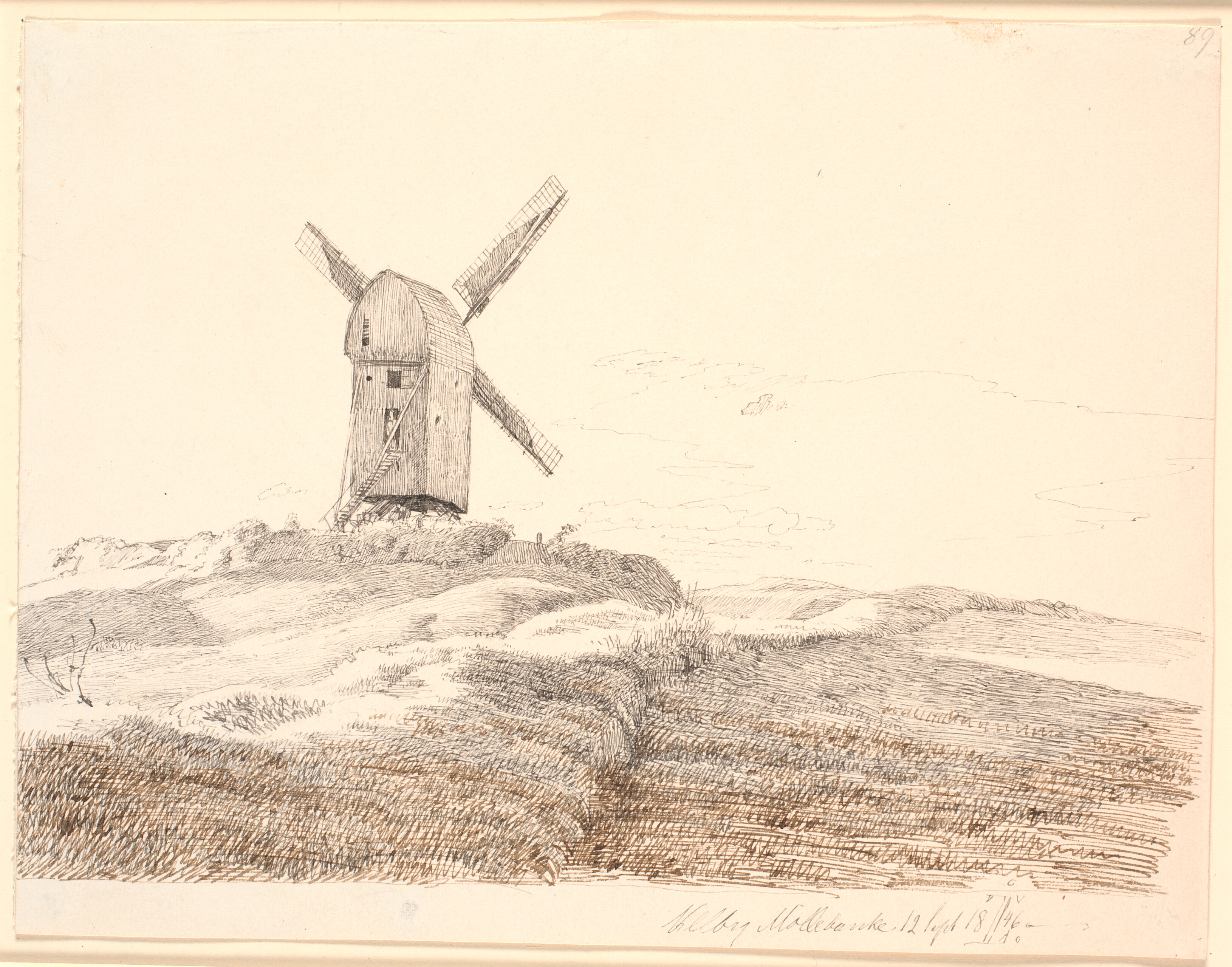 Stubmølle ved Kalundborg