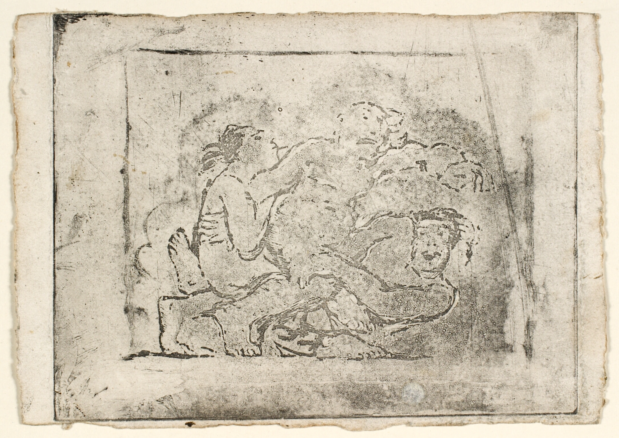 To kvinder slås om en mand