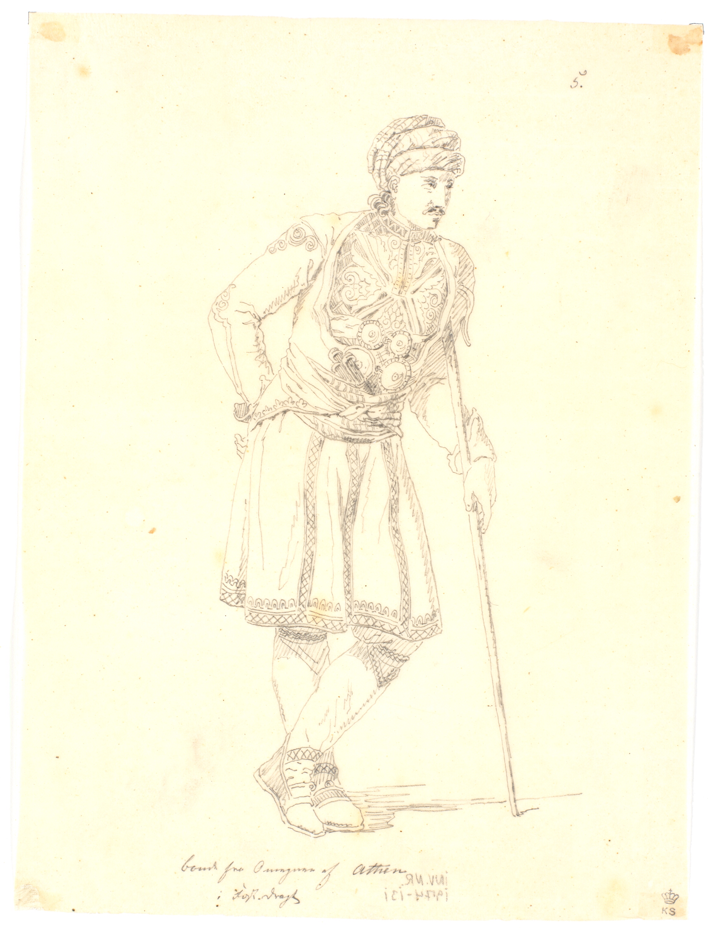 Bonde fra Omegnen af Athen i Festdragt