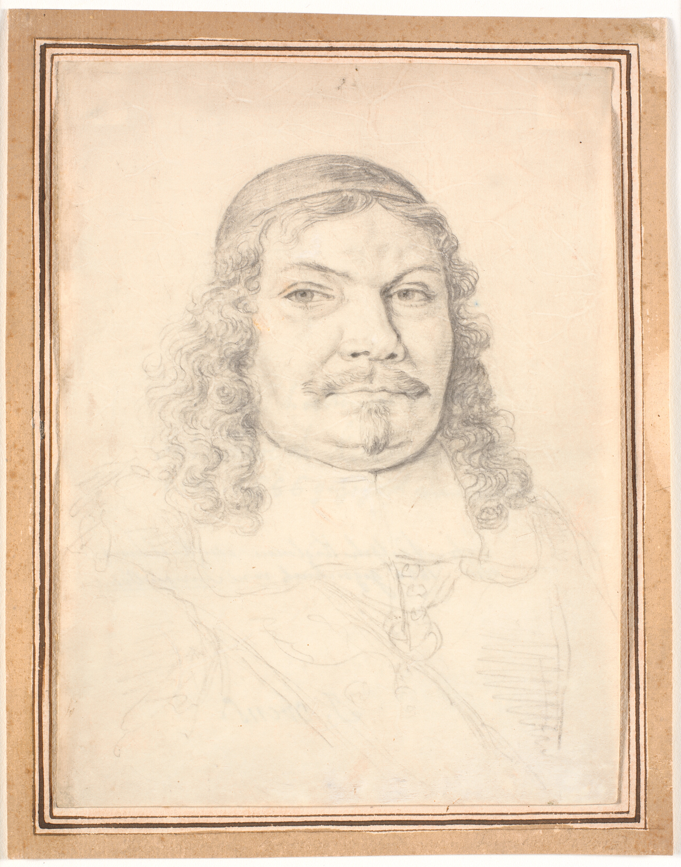 Portræt af den holstenske-gottorpske kansler Johan Adolph Kielman von Kielmanseck (1612-1676). Brystbillede enface til højre