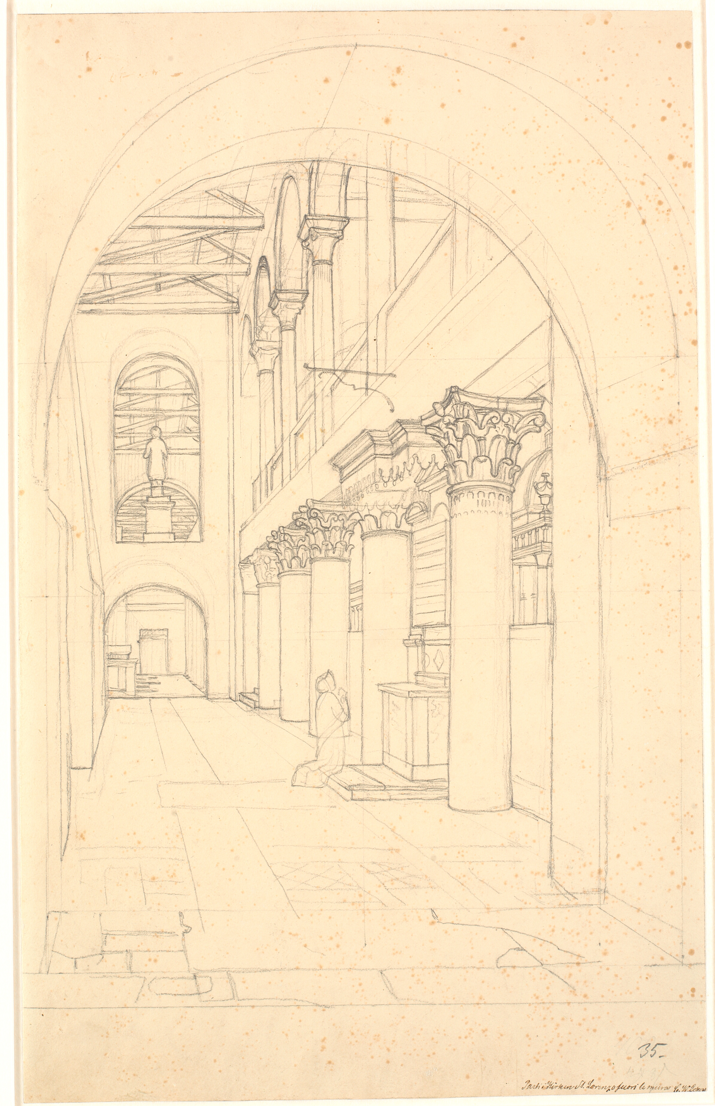 Et parti i kirken S. Lorenzo fuori le Mura, Rom