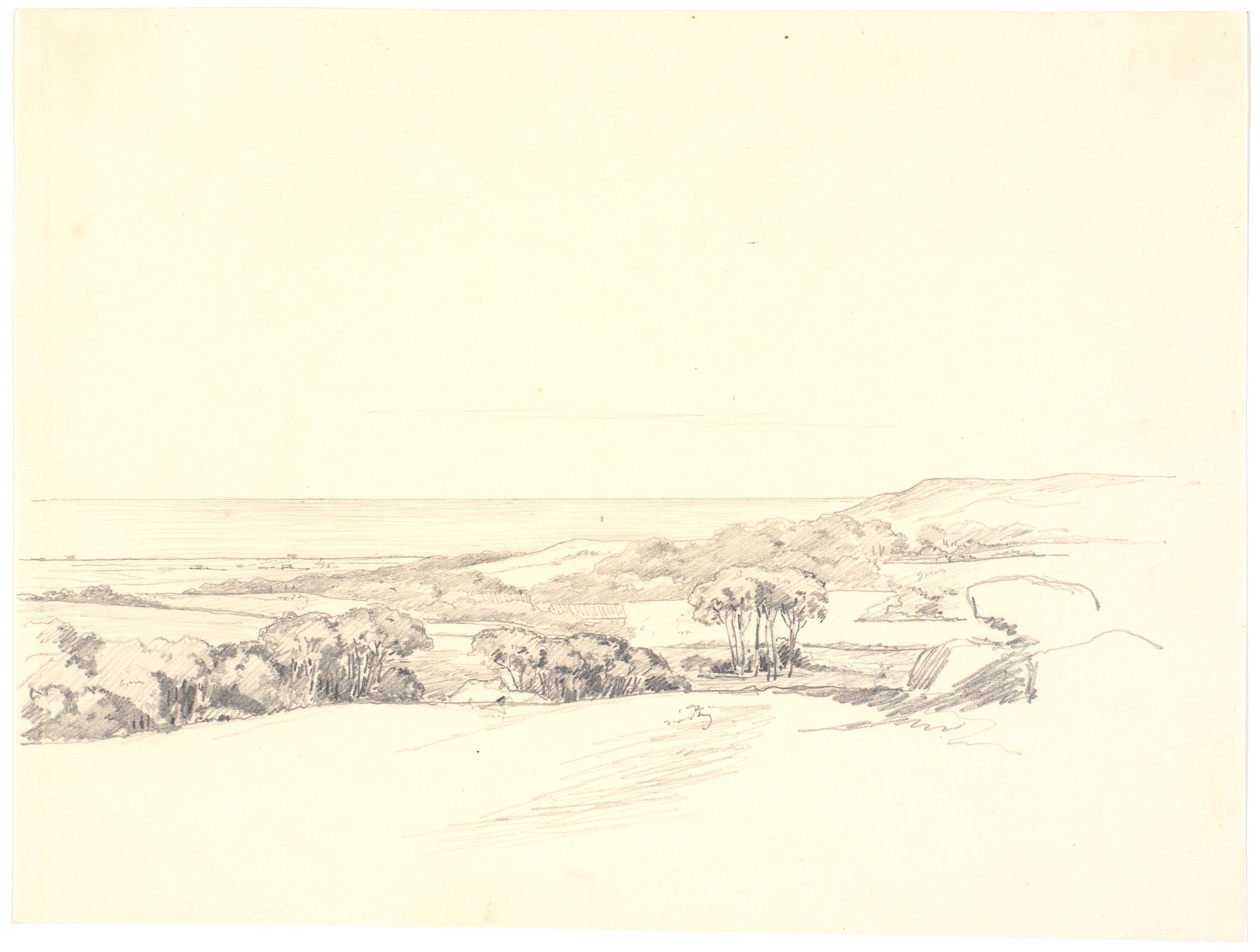 Bakket landskab på Samsø