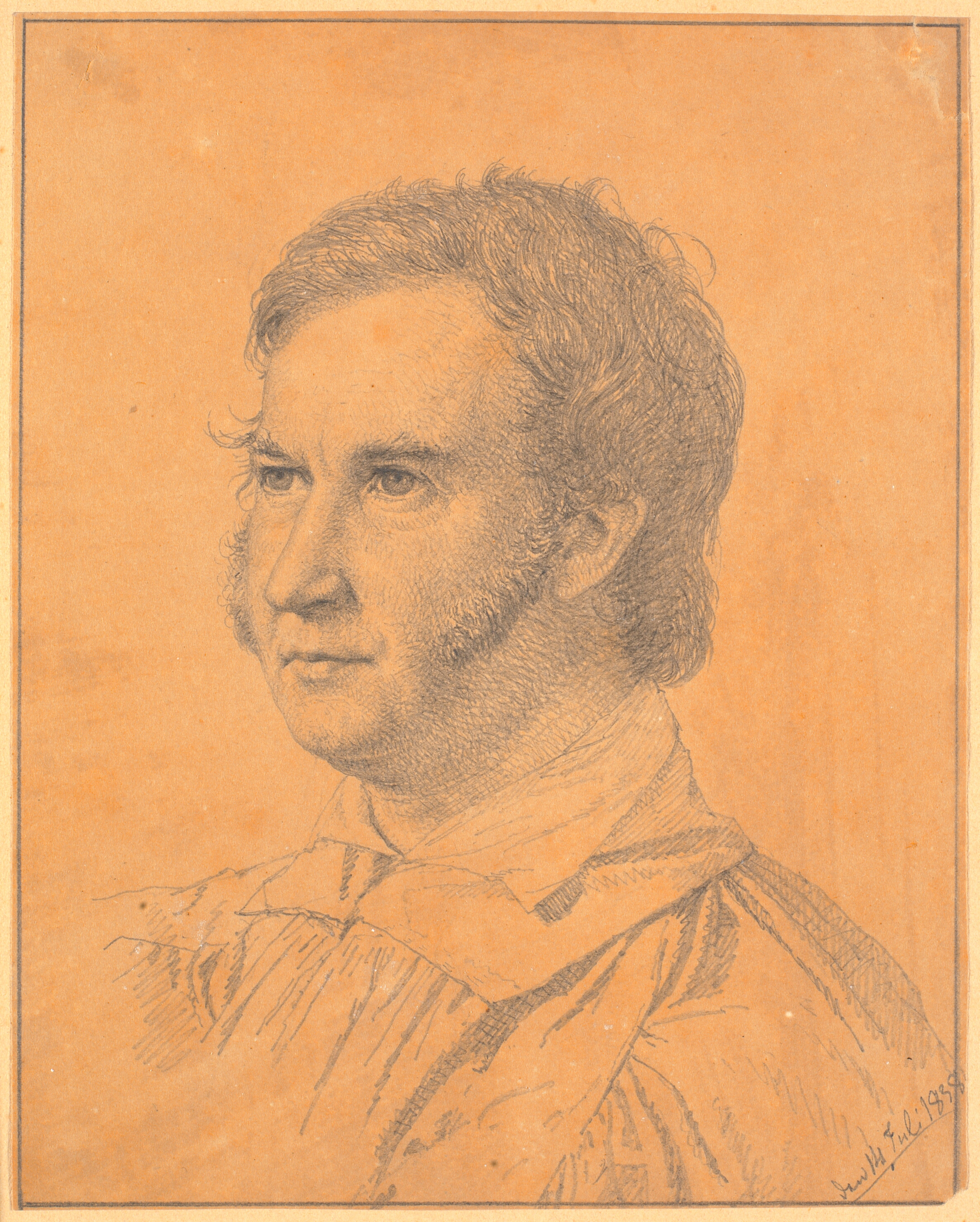 Portræt af Jacob Georg Købke (justitsråd, stiftfysikus i Nykøbing F.)