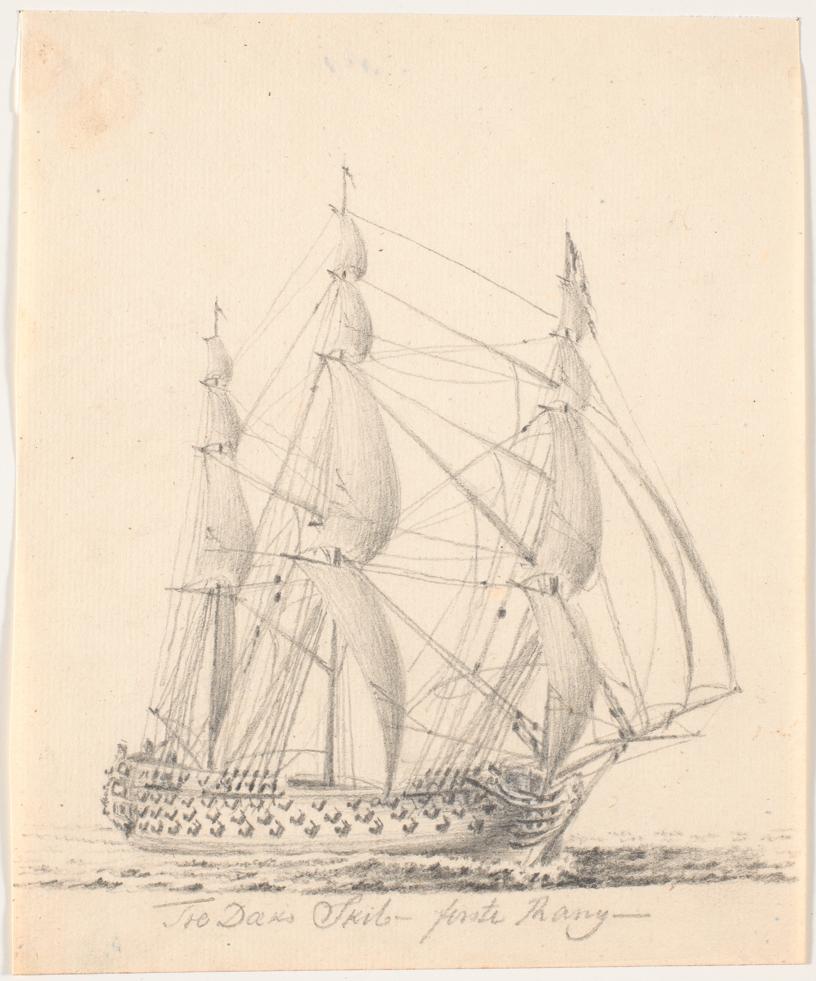 Tre Dæks Skib - første Rang -