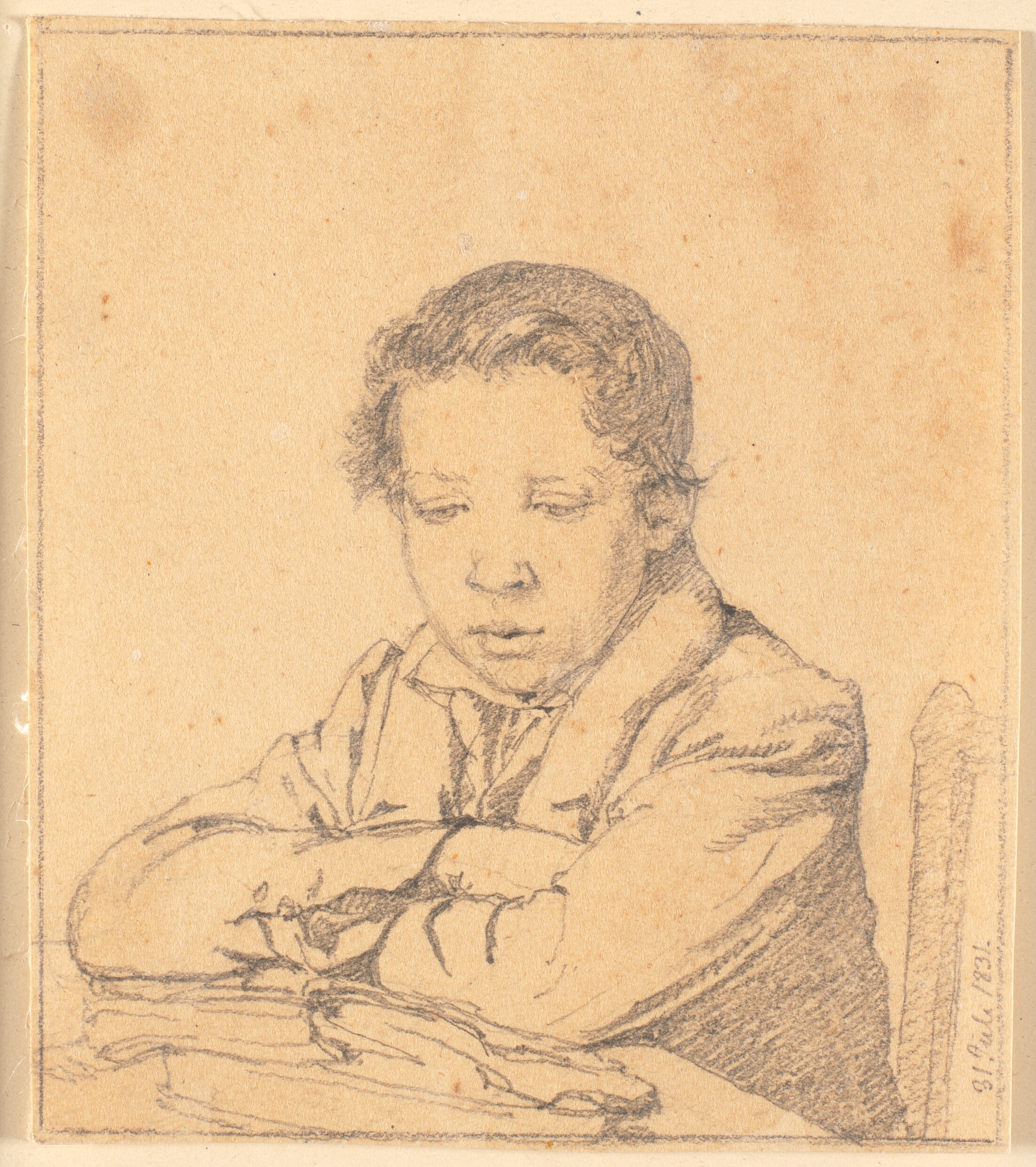 Læsende dreng (Fritz Feilberg)