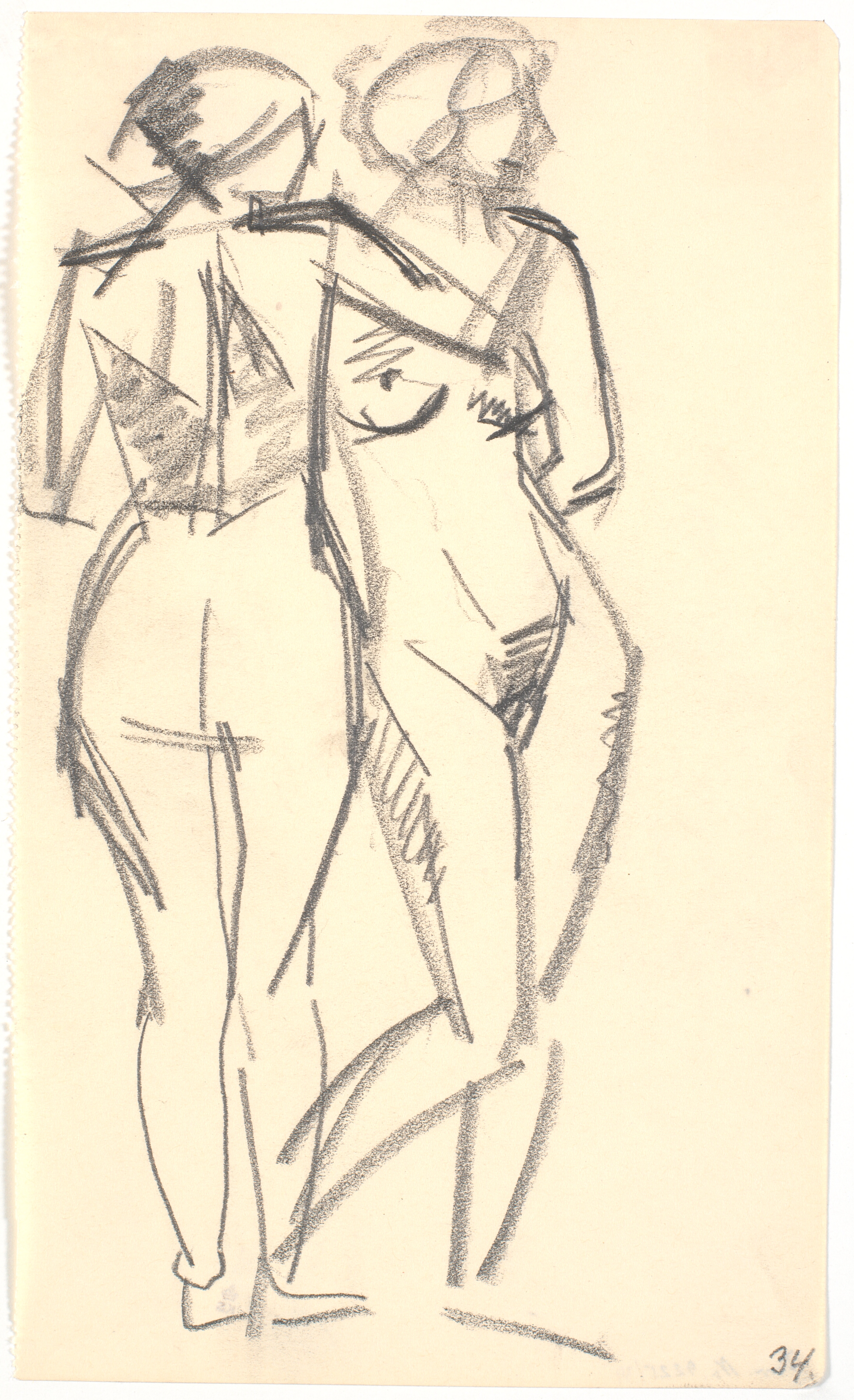 To stående modeller