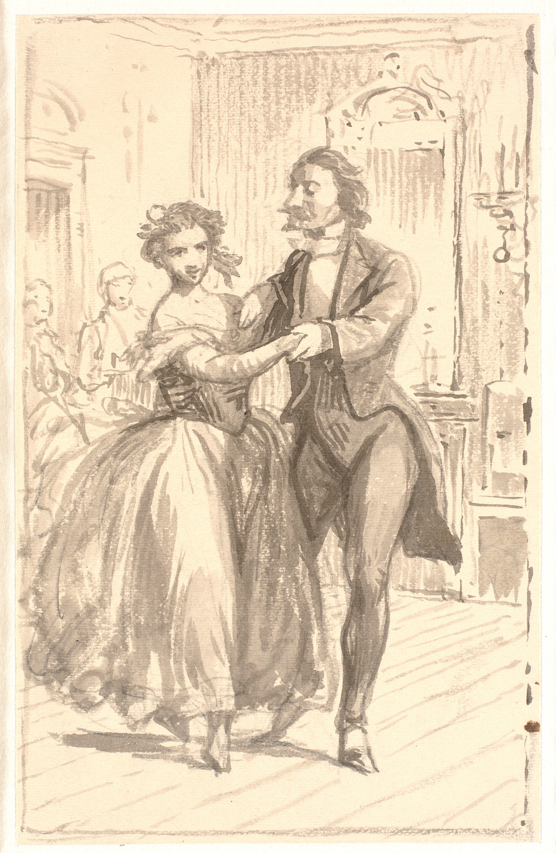 Det første par på ballet