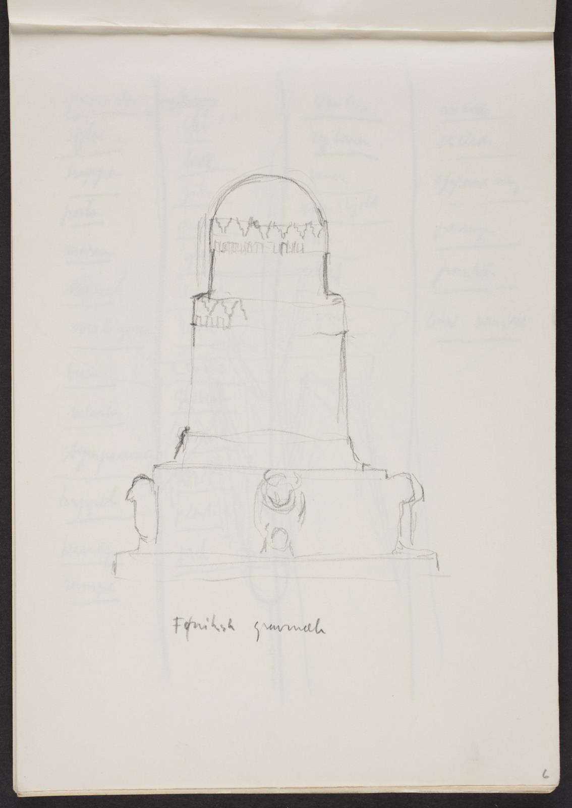 "Fønikisk gravmæle", Bjørn Nørgaard, 1978