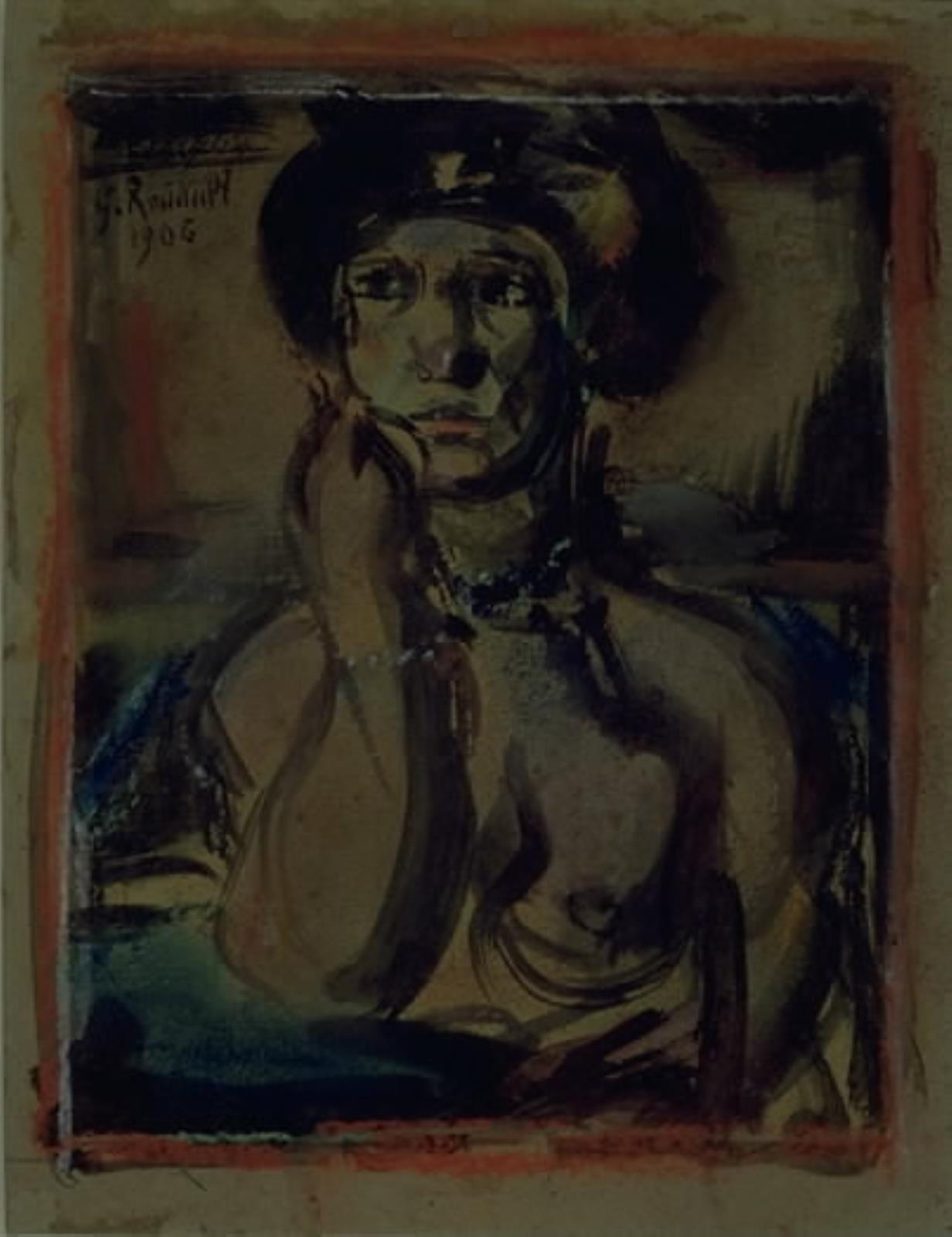 Ung kvinde, Georges Rouault, 1906
