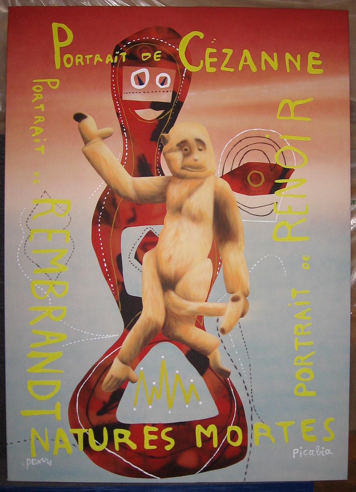 En arkitektur sammensat af malerier af Richard Powers og Francis Picabia, Mike Kelley, 1997