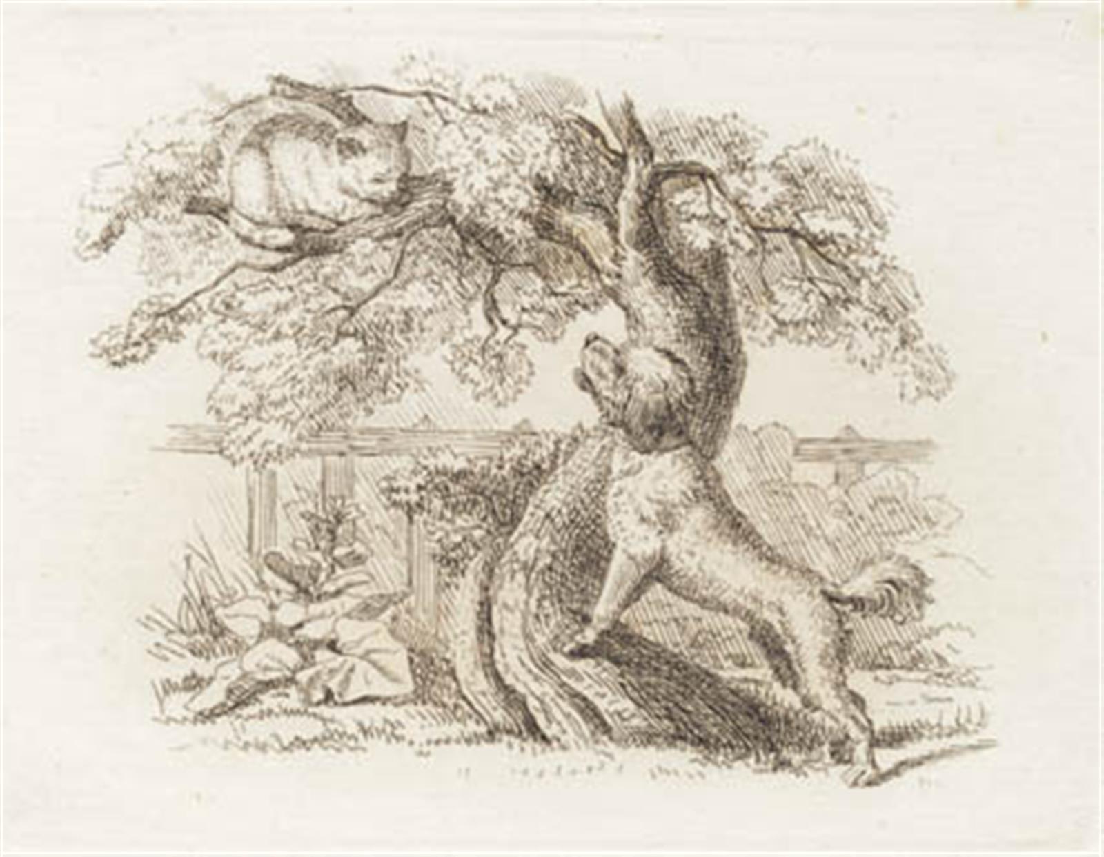 Illustration til "Halvhundrede Fabler for Børn" af Hey