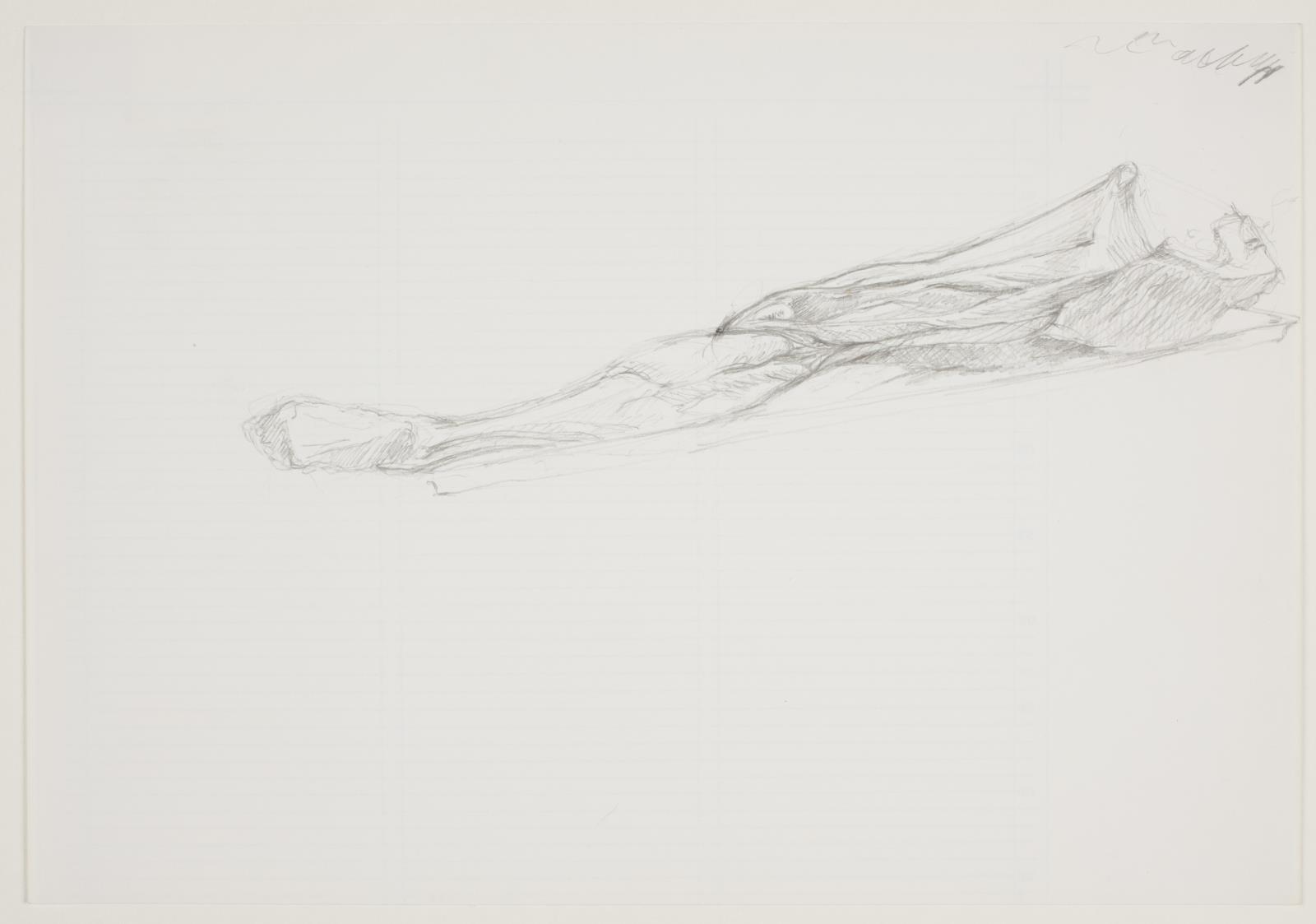Anatomisk studie: Ben, Bjørn Nørgaard, 1977