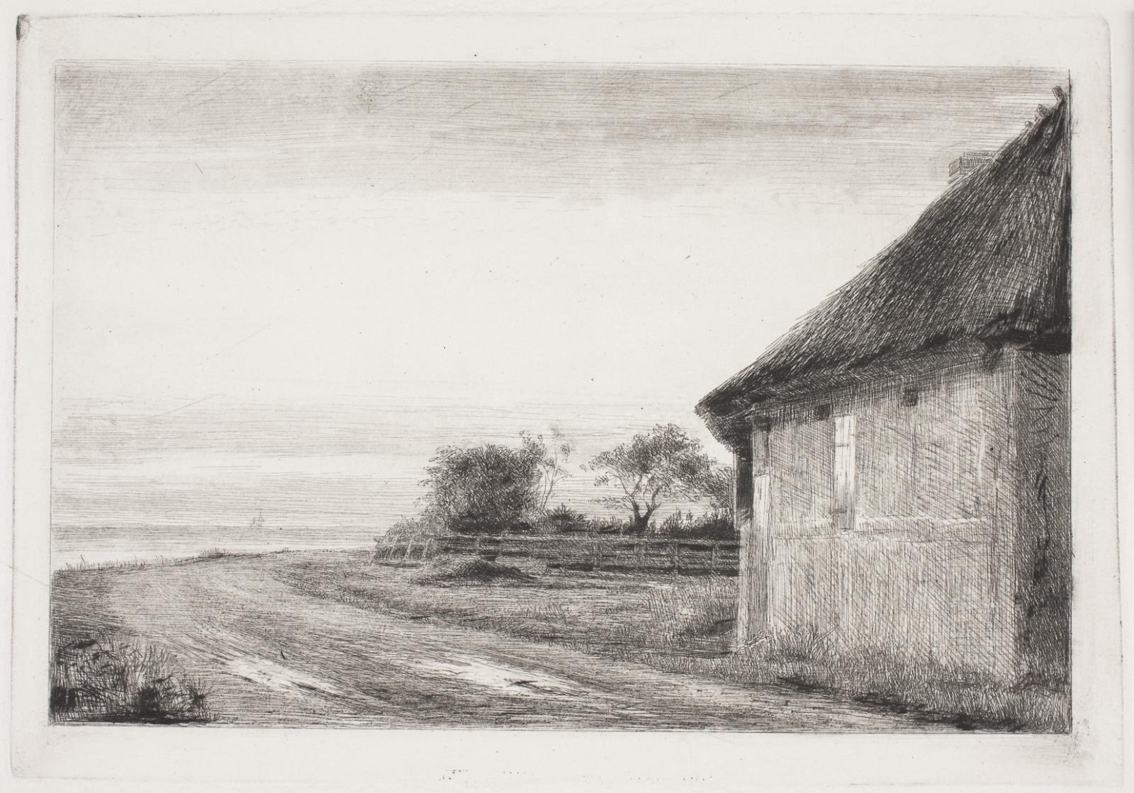 Huset og haven ved havet