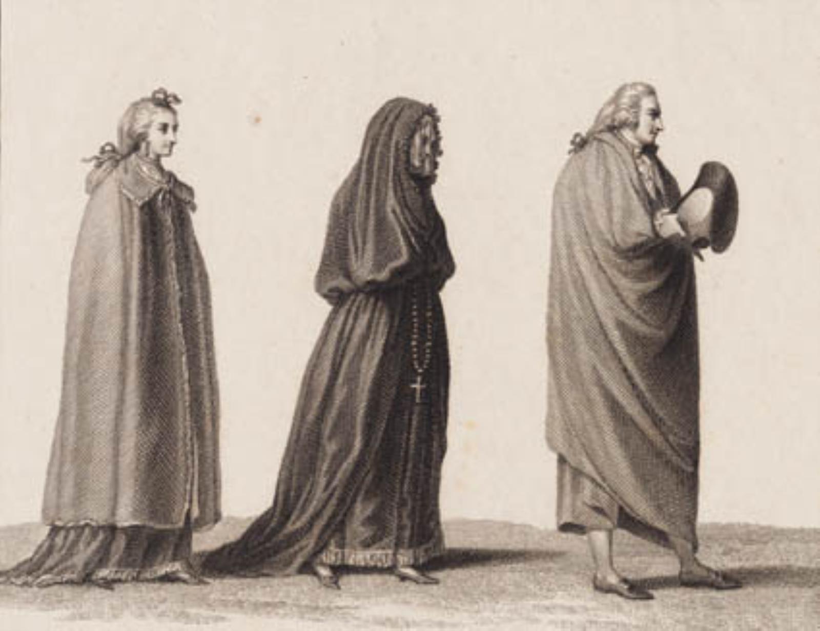 Tre portugisere. Anvendt i J. Murphy: 'Travels in Portugal. 1789-90'