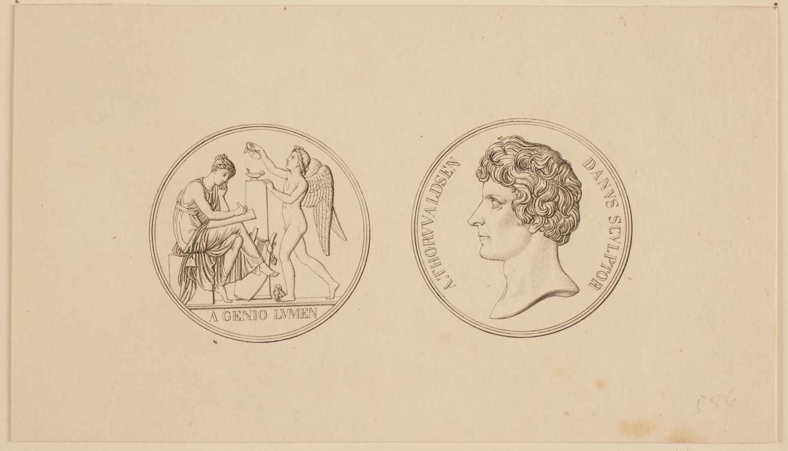 Medalje over Thorvaldsen