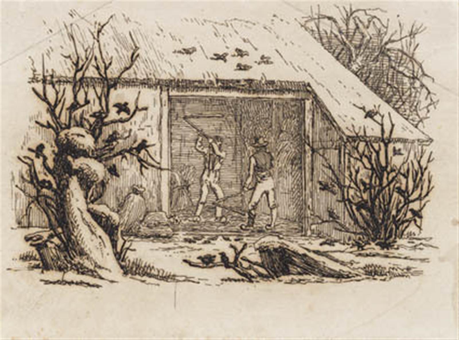 Illustration til "Halvhundrede Fabler for Børn" af Hey