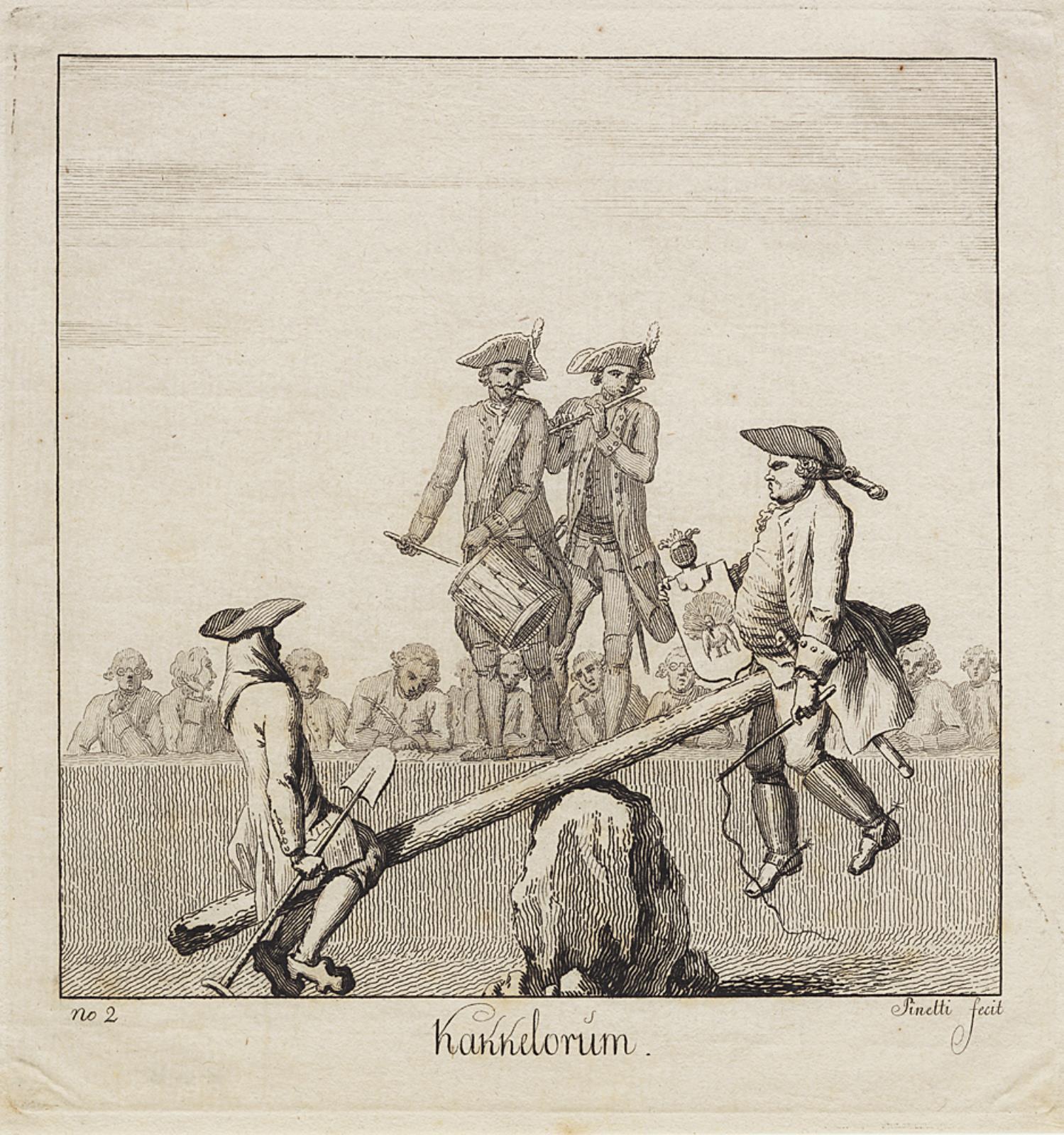 Satirisk blad. "Kakkelorum"