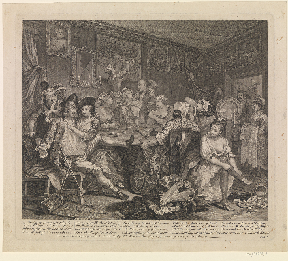 En libertiners liv, blad 3