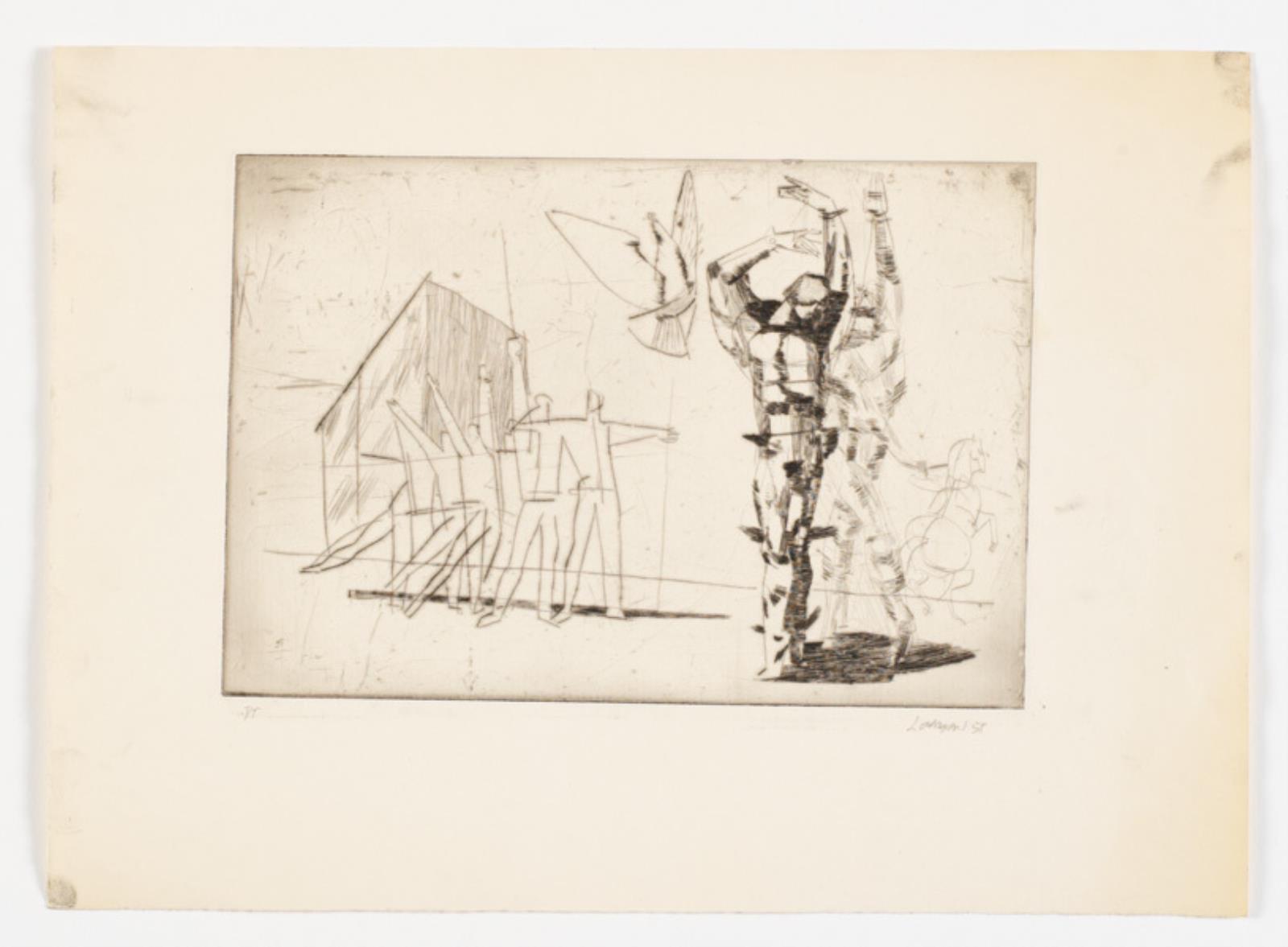 Uden titel, Hans Lollesgaard, 1957-1958