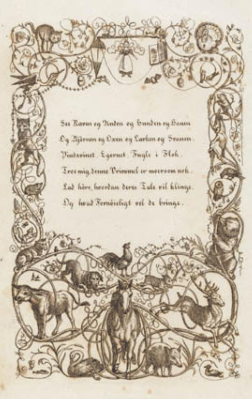 Illustration til "Halvhundrede Fabler for Børn" af Hey