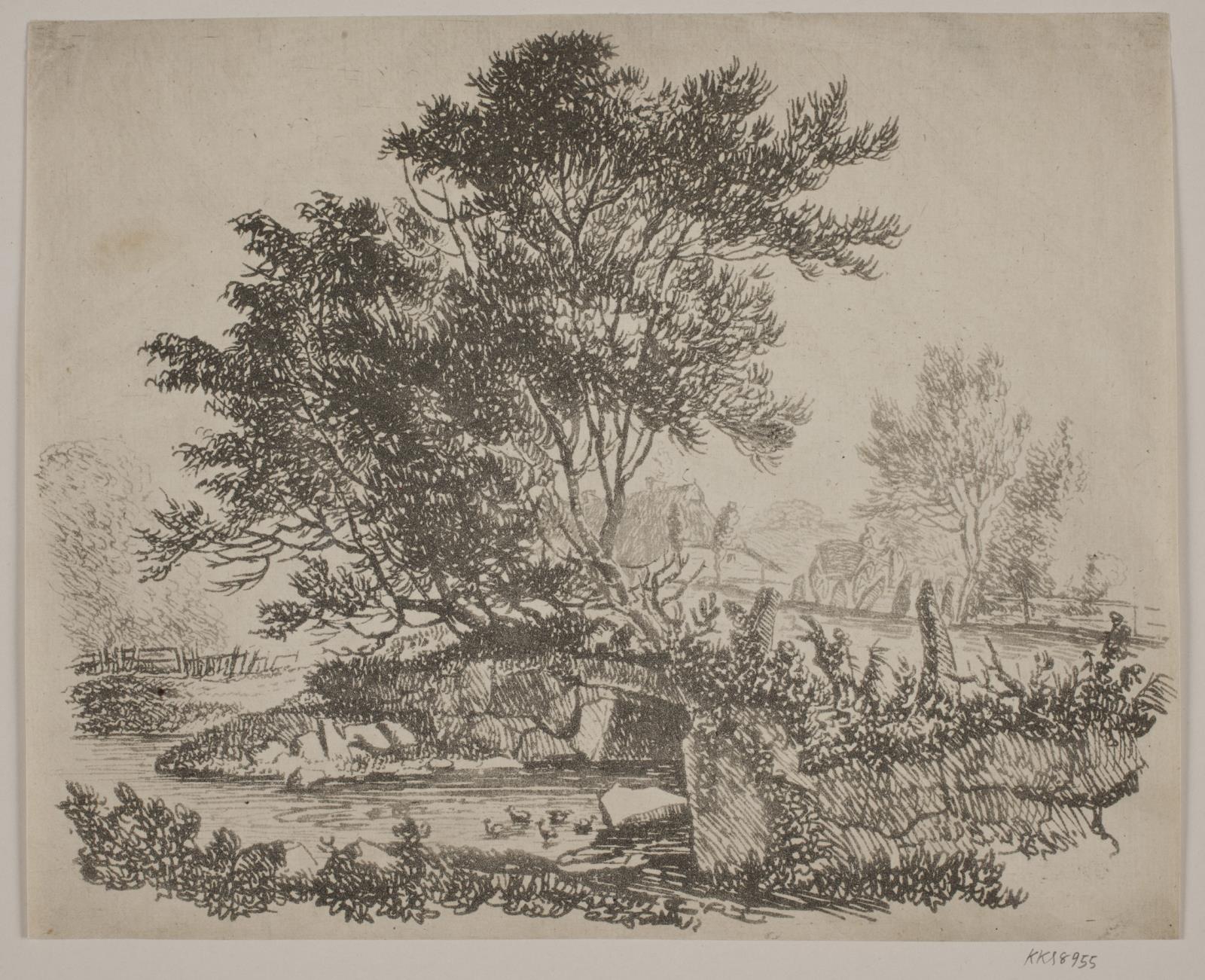 Landskab med brosætning