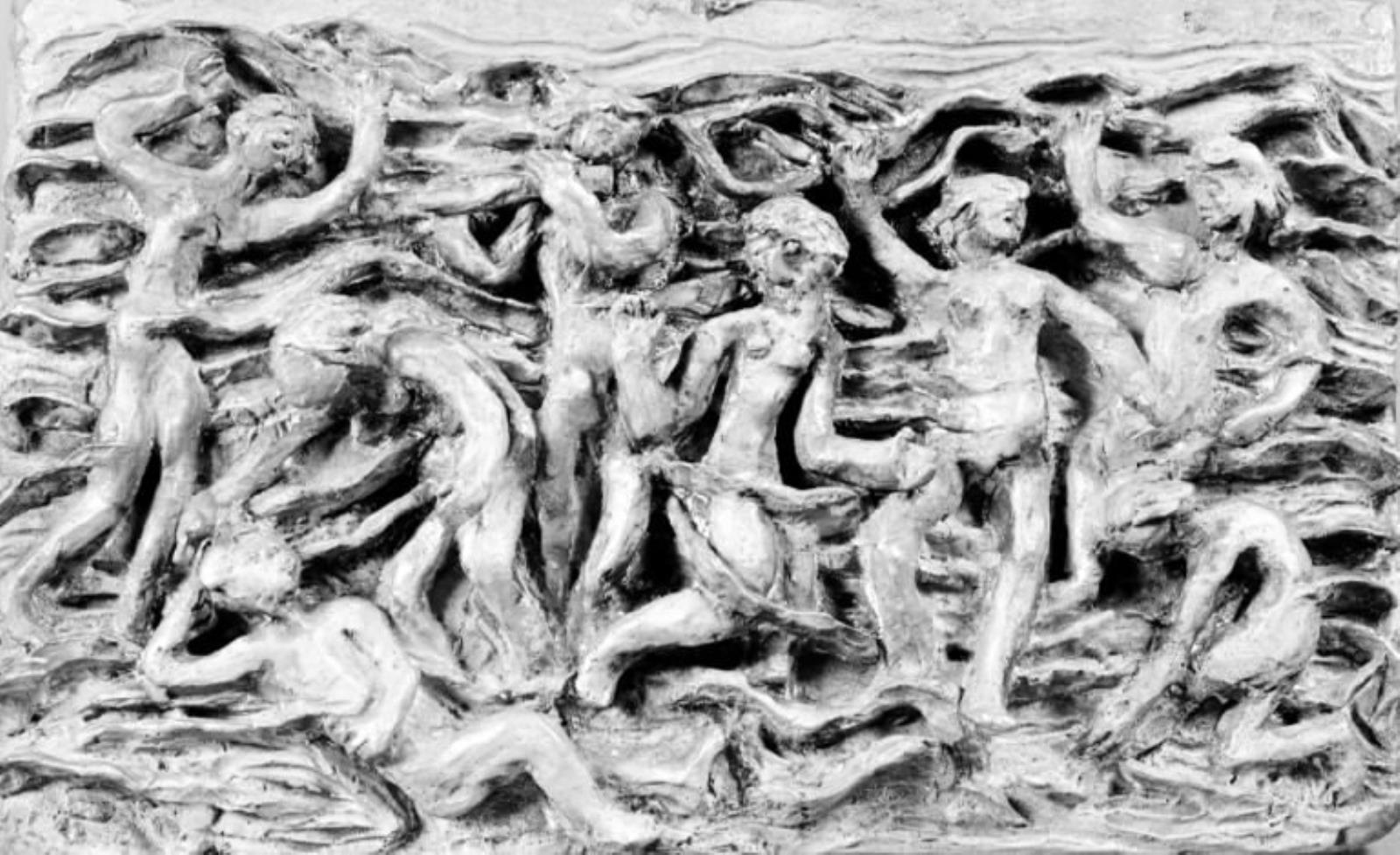 Elverdans. Figurer blandt bølgende former, Henrik Starcke, 1970