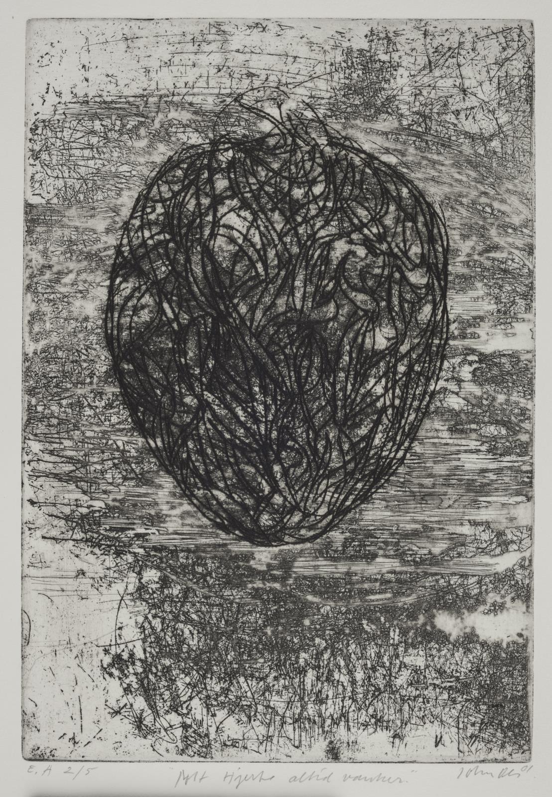 Mit hjerte altid værker, John Olsen, 2001
