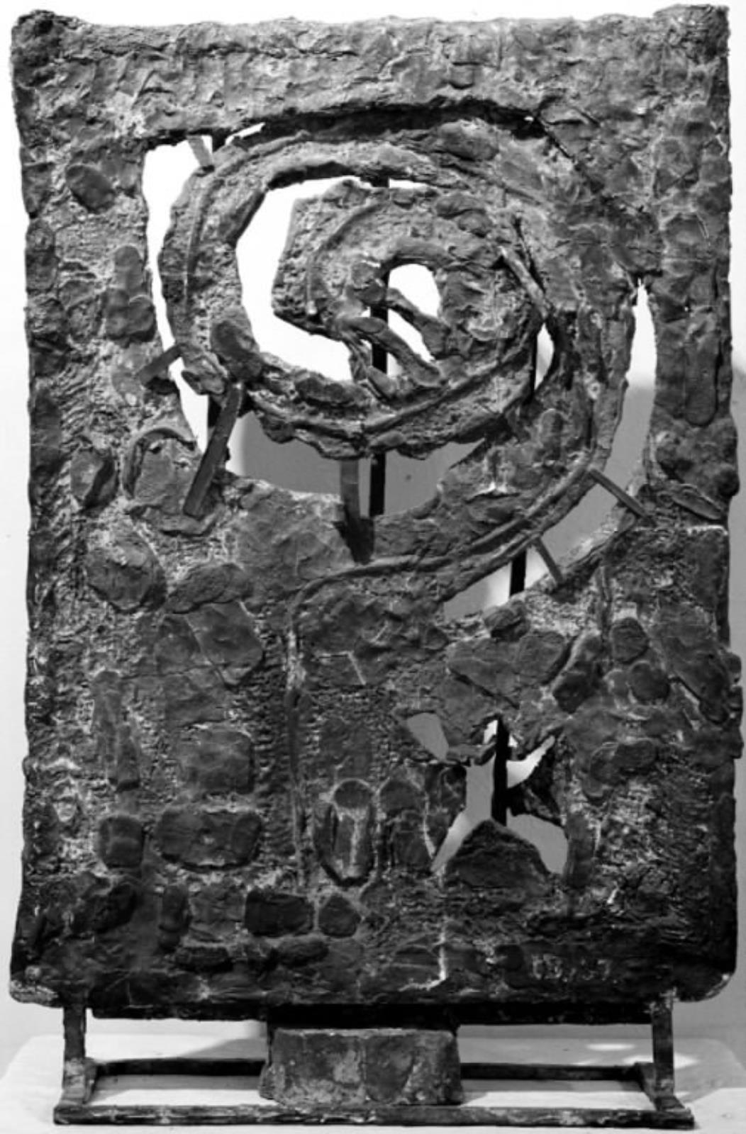 Skulpturrelief. Komposition, Ib Braase, 1967