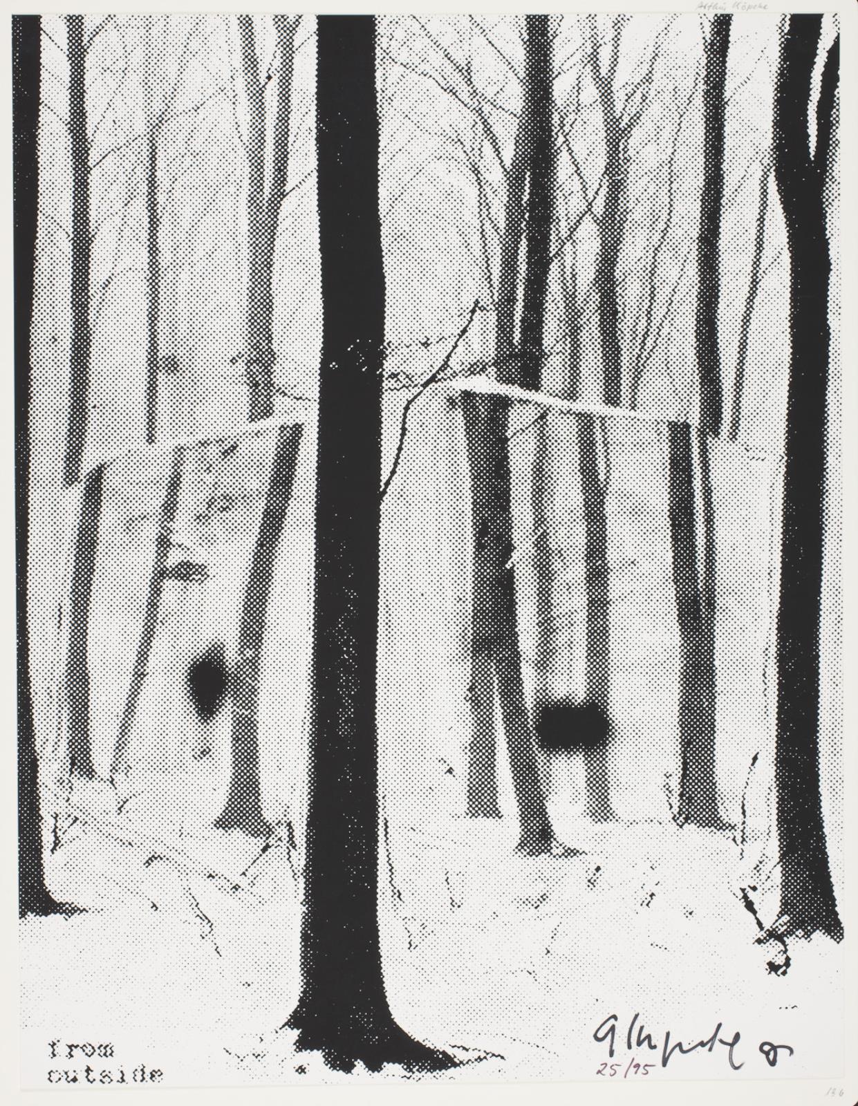 "Glashaus von Aussen", Arthur Köpcke, 1972