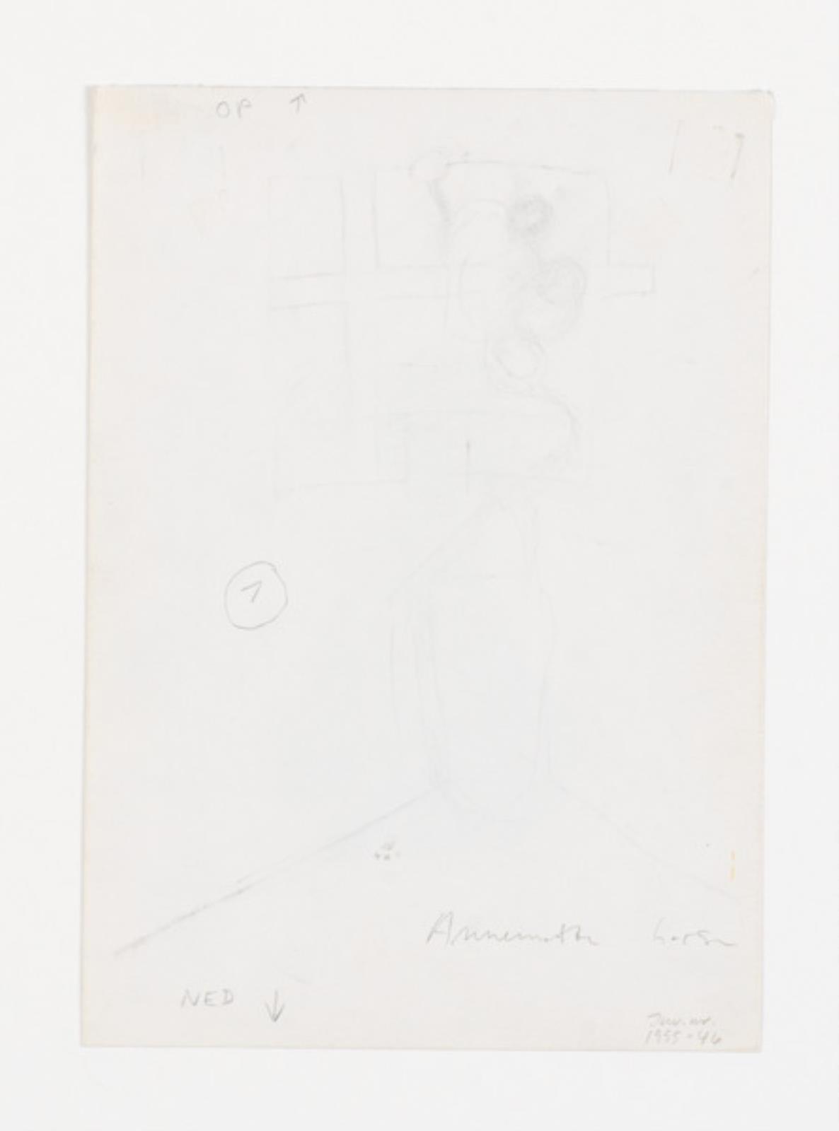 Rids af uindentificerbar figur, Annemette Larsen, 1992