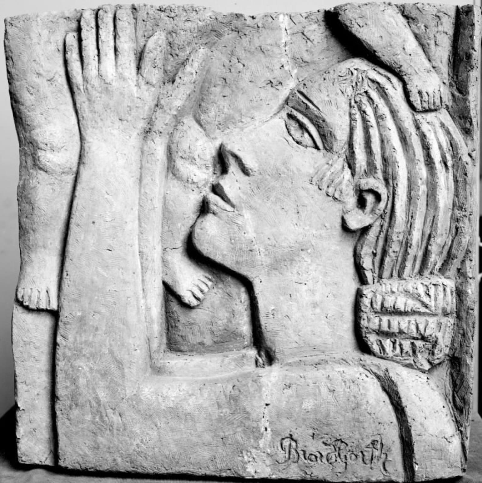 Detaille af forslag til monument over E.J. Ljungberg, Bror Hjorth, 1933