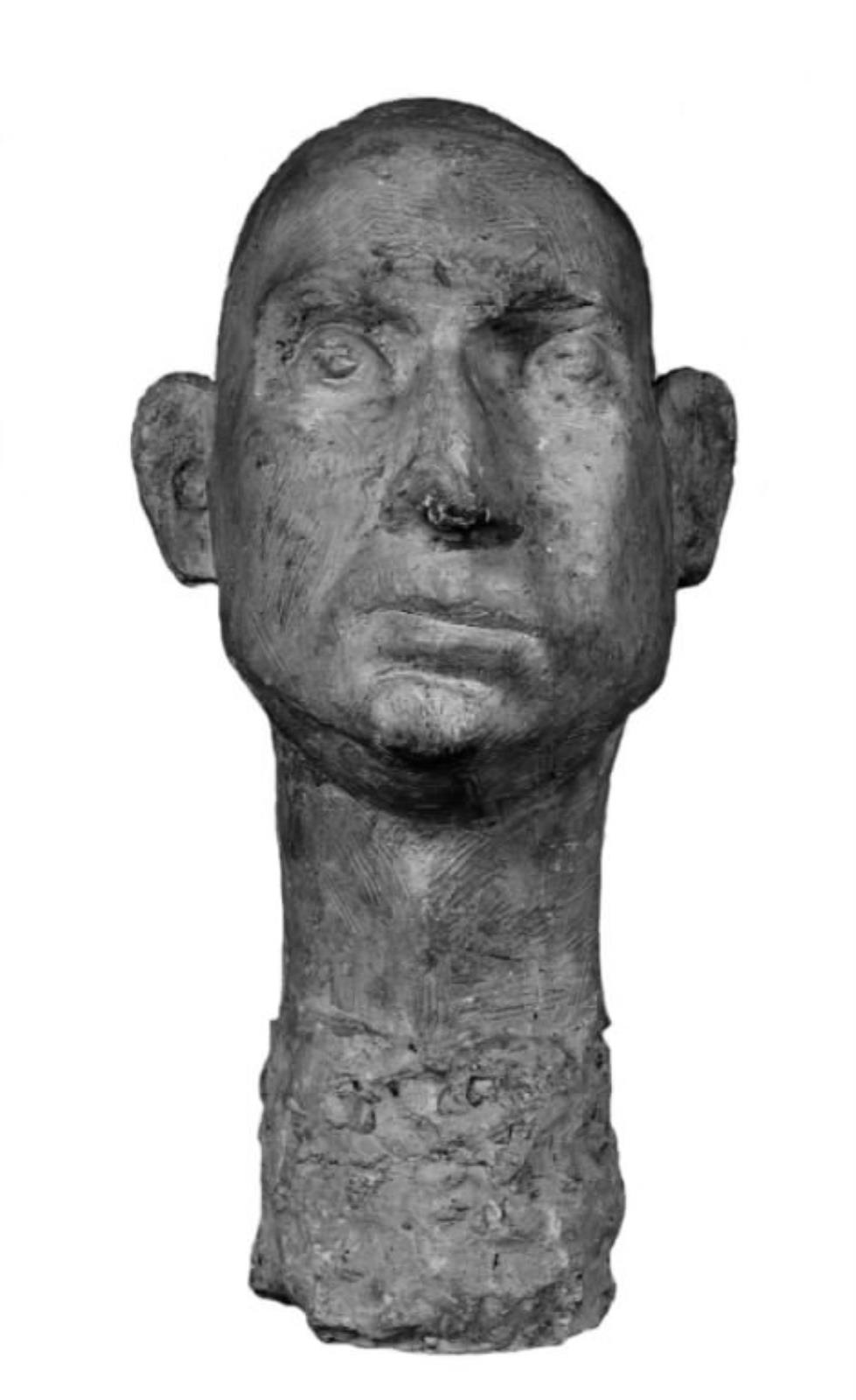 Portræt af maleren Poul Lillesøe, Jørgen Haugen Sørensen, 1955