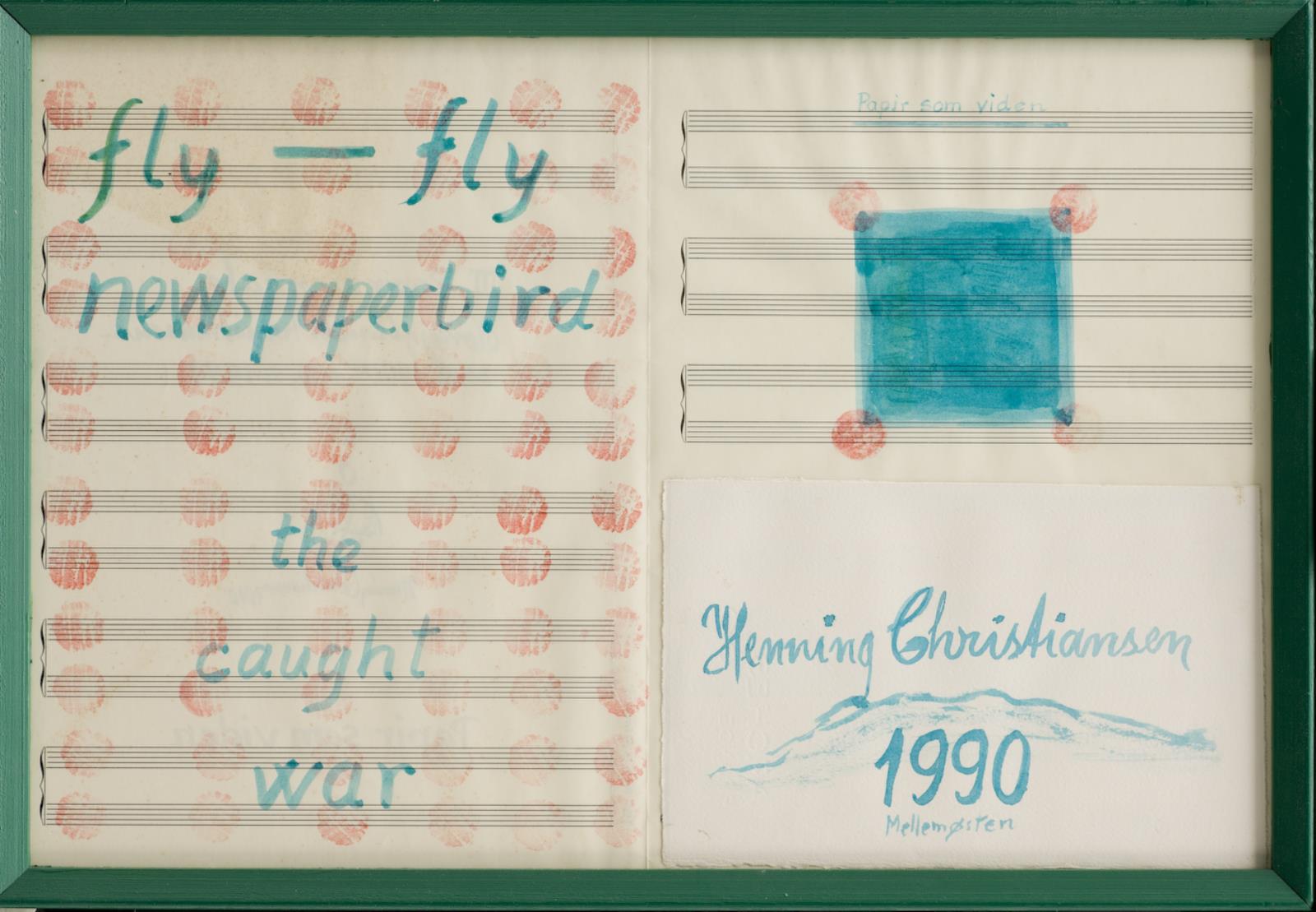 Krigsteater/"the caught war", Henning Christiansen, 1991