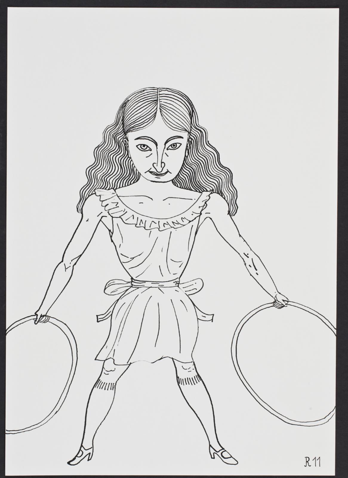 Untitled (Woman with rings) by Christoph Ruckhäberle